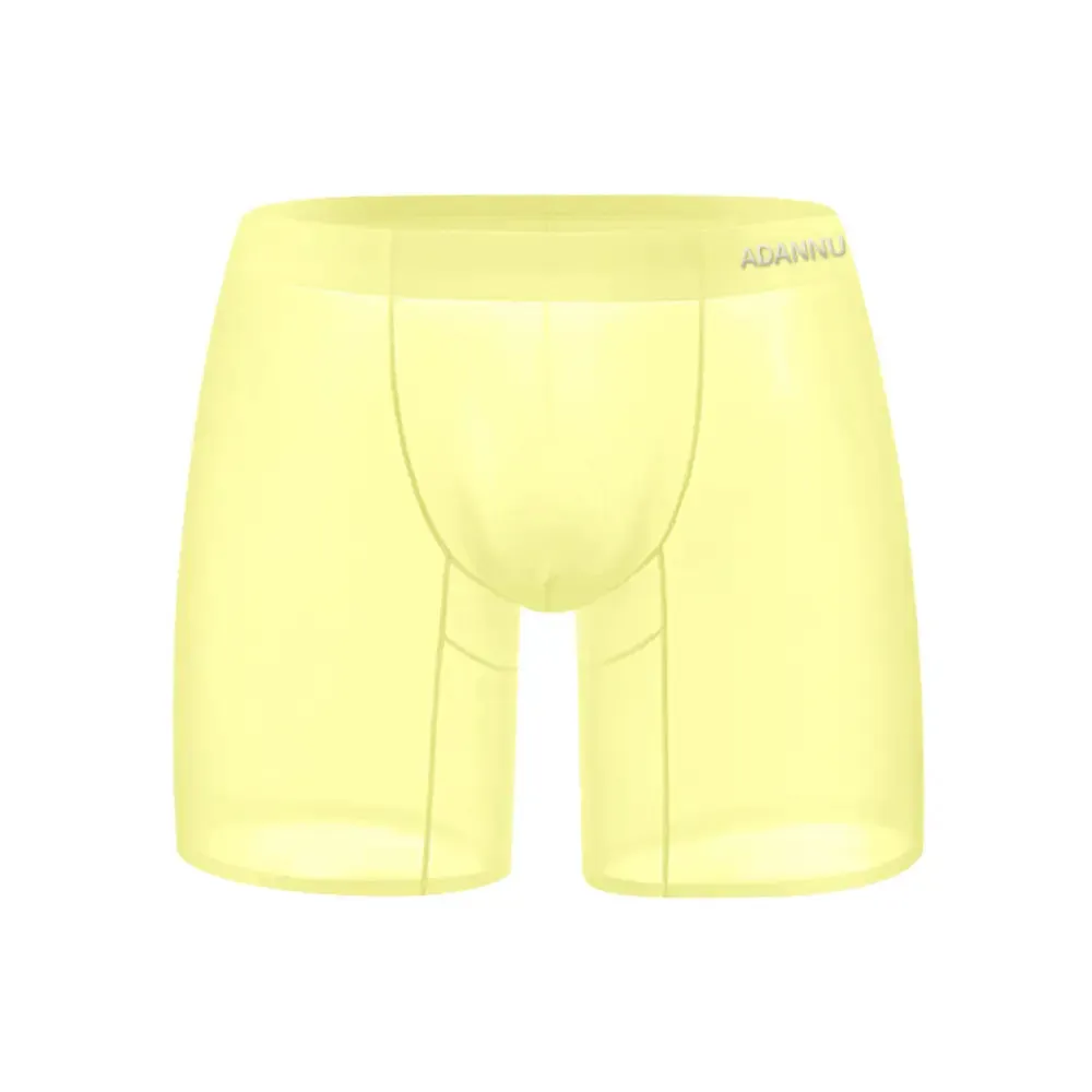Adannu Men's Sexy Micro-Elastic Mesh Boxer Shorts