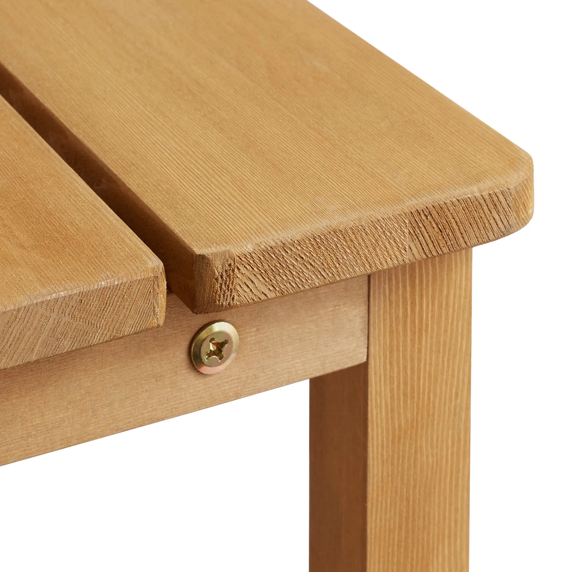 Adirondack Wood Side Table with Shelf