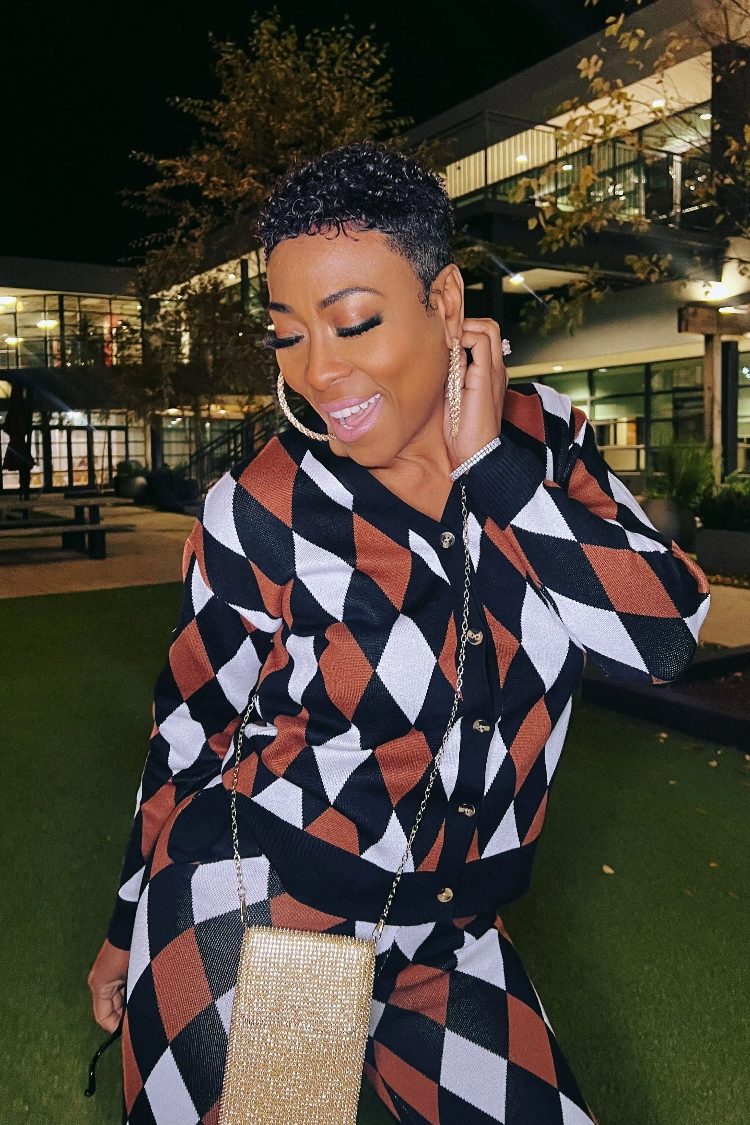 Argyle Essence Two-Piece Set