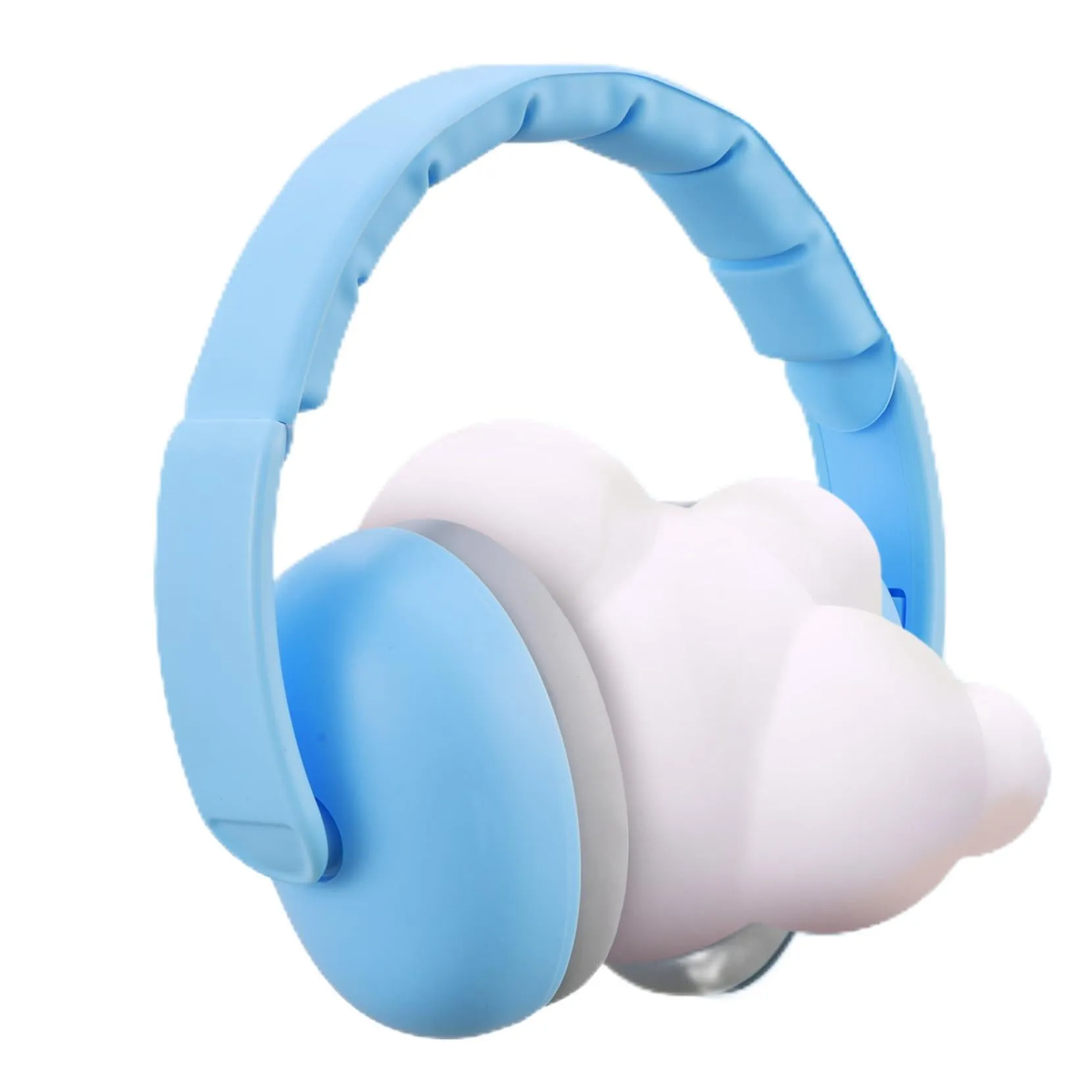 Baby Headphones for Noise, [2024 Upgraded Saftey Version], Baby Ear Muffs Noise Protection, Toddler Infant Noise Cancelling Headphones for Plane Cinema Wedding Infant Ear Protection for 3 to 36 Month Sky Blue