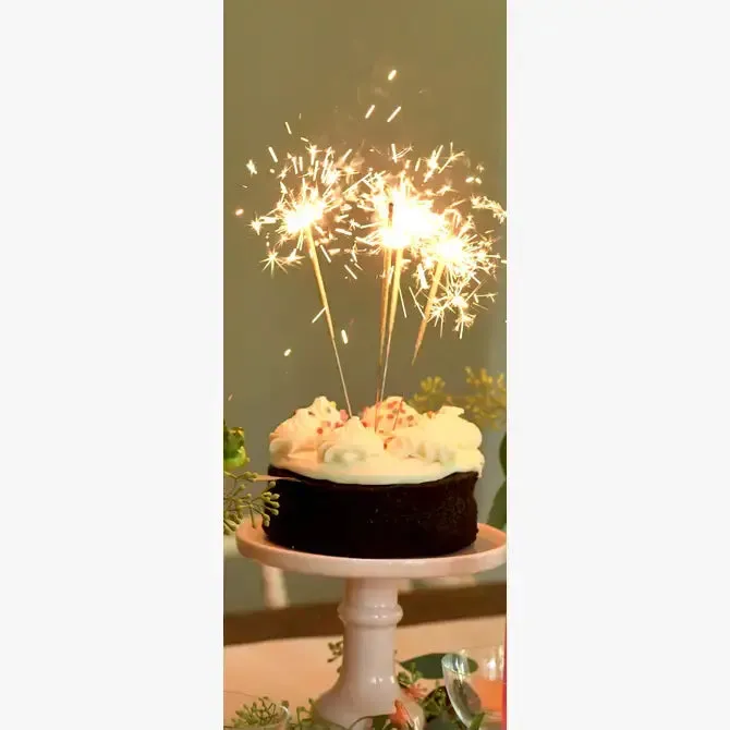 BLACK & SILVER DELUXE SPARKLERS