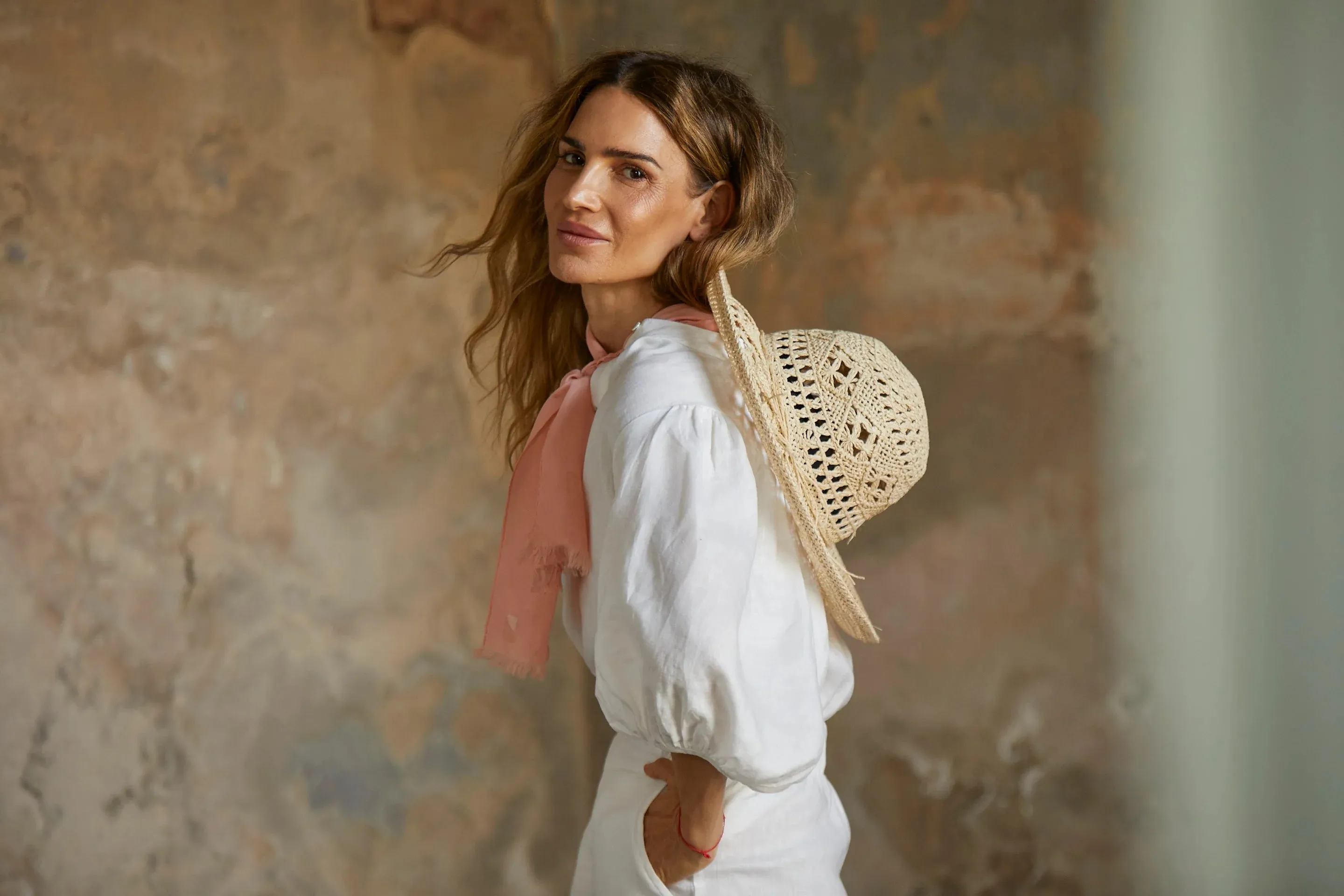 Bubble Linen Shirt - White