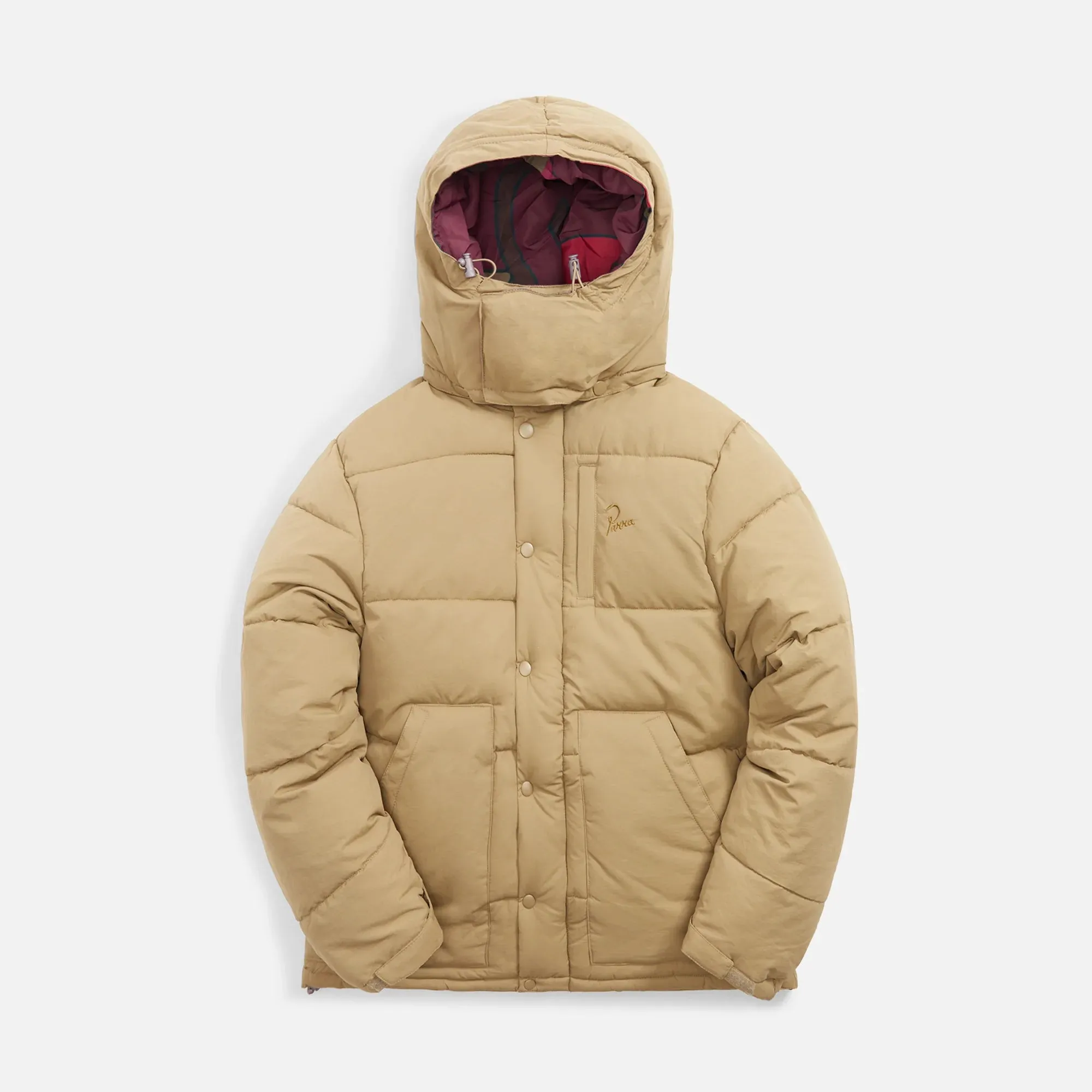 by Parra Secret Garden Puffer Jacket - Sand