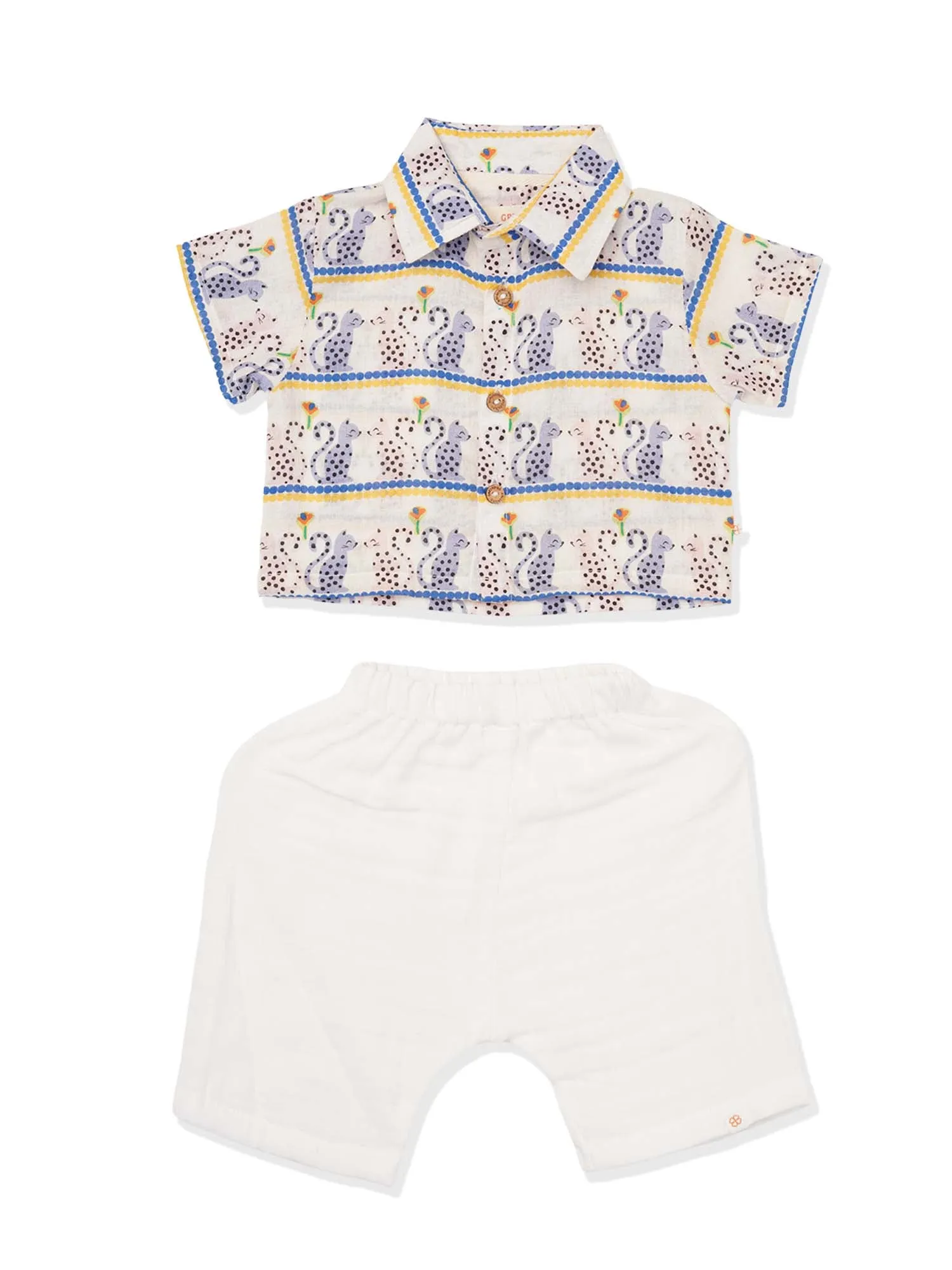 Cat Crew - Baby Boy Co-Ords Set