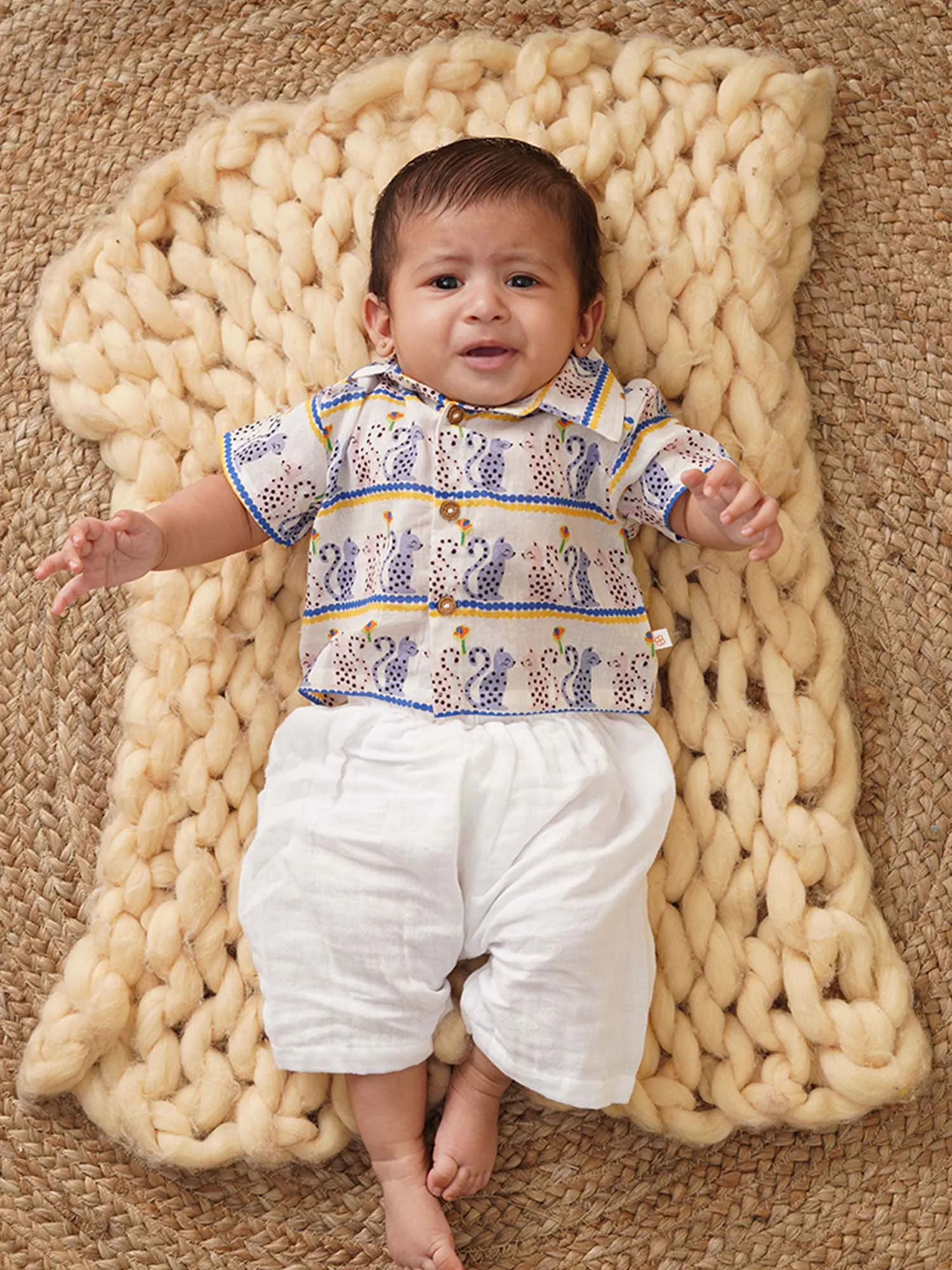 Cat Crew - Baby Boy Co-Ords Set