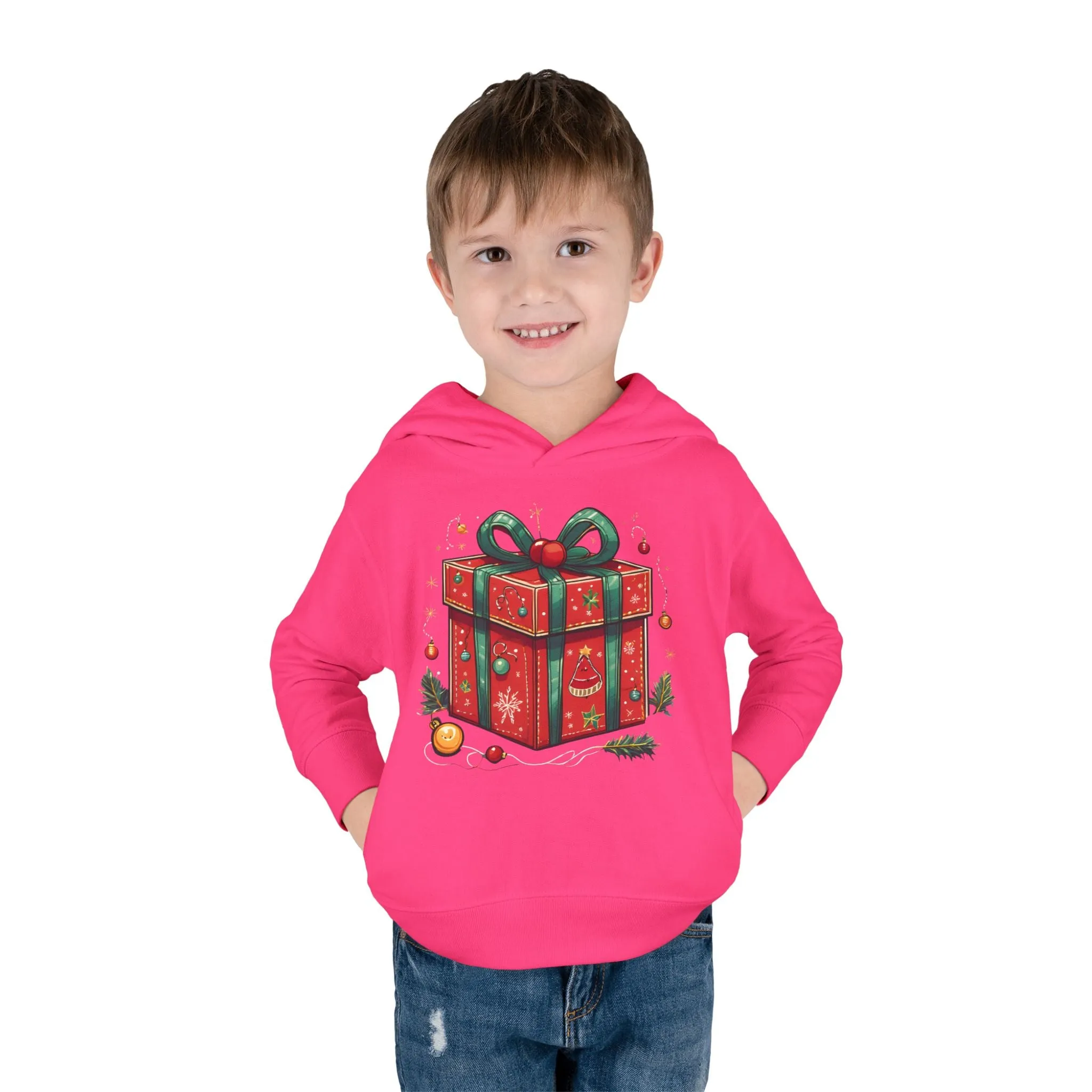 Christmas Gift Box Toddler Hoodie