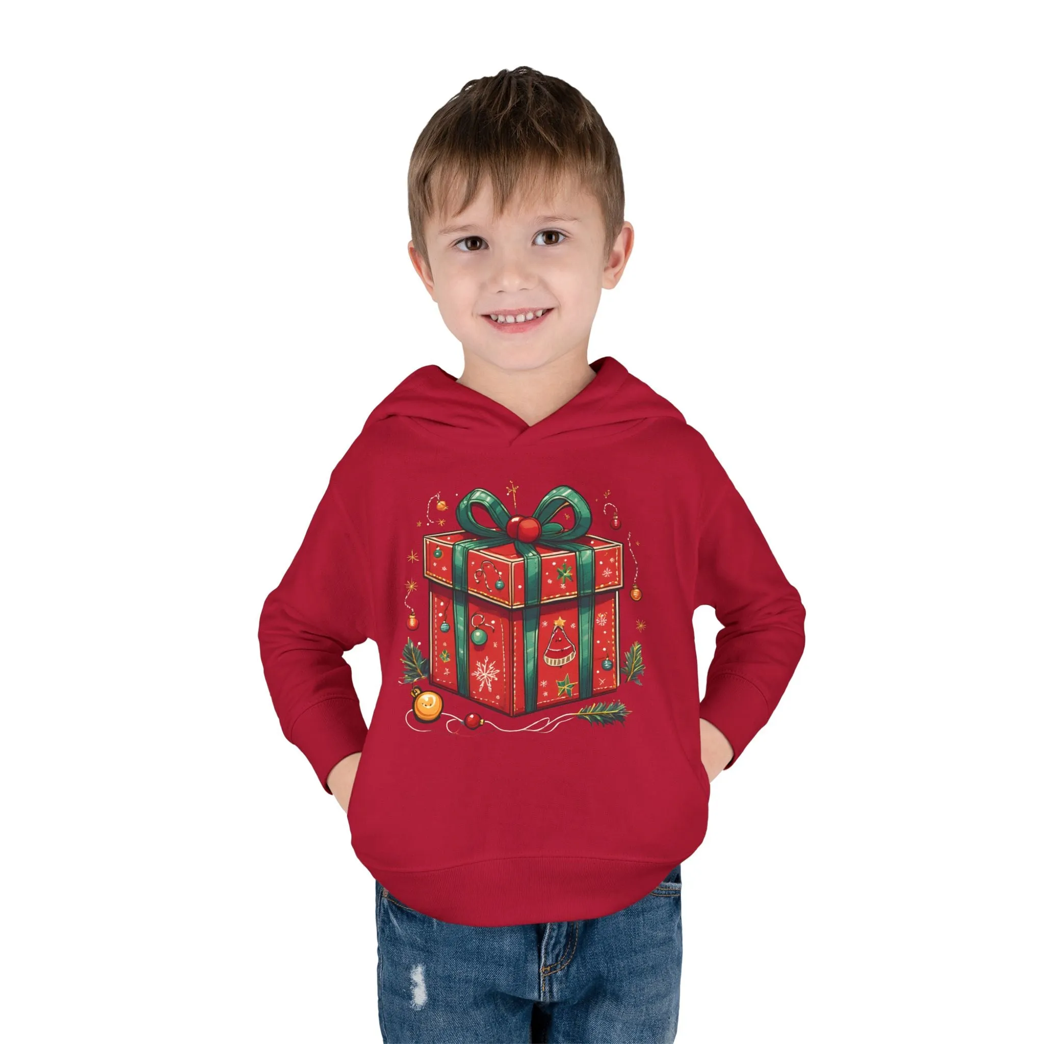Christmas Gift Box Toddler Hoodie