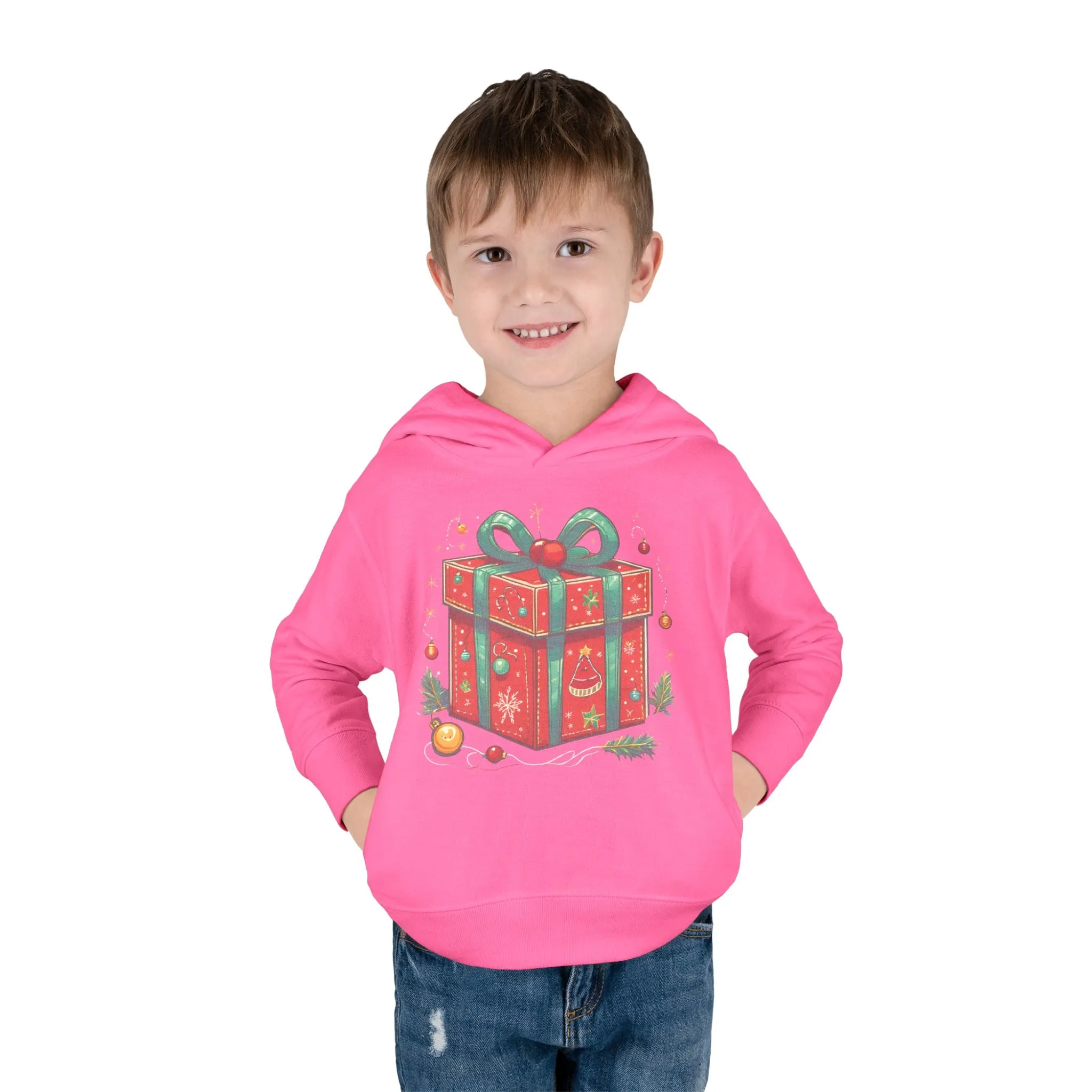 Christmas Gift Box Toddler Hoodie