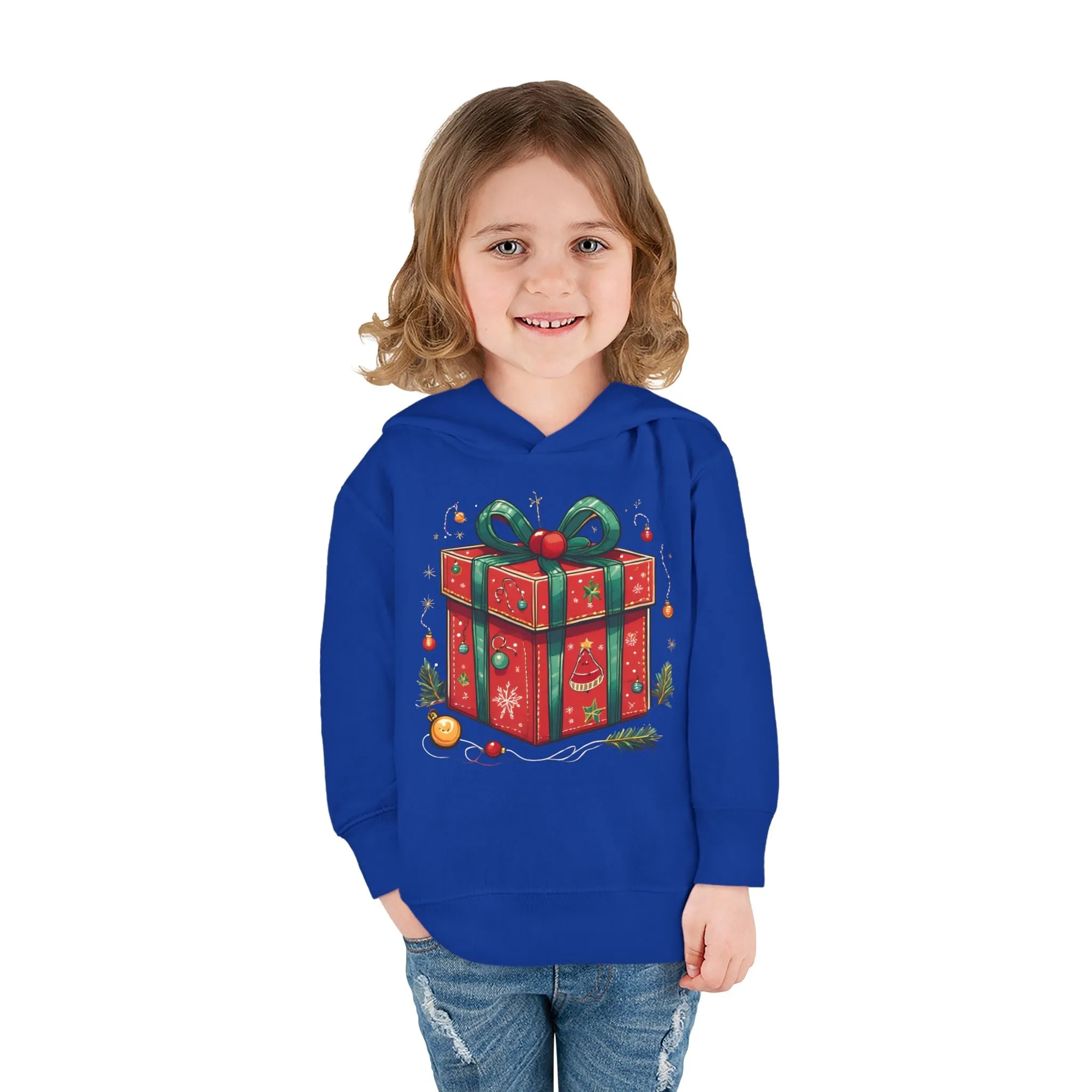 Christmas Gift Box Toddler Hoodie