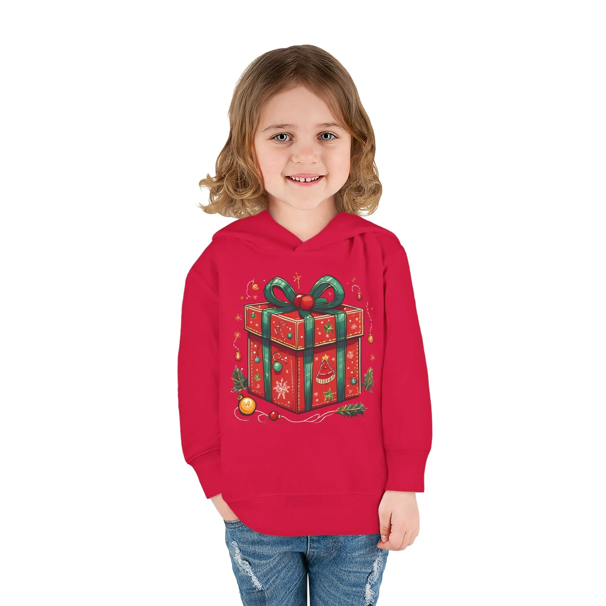 Christmas Gift Box Toddler Hoodie