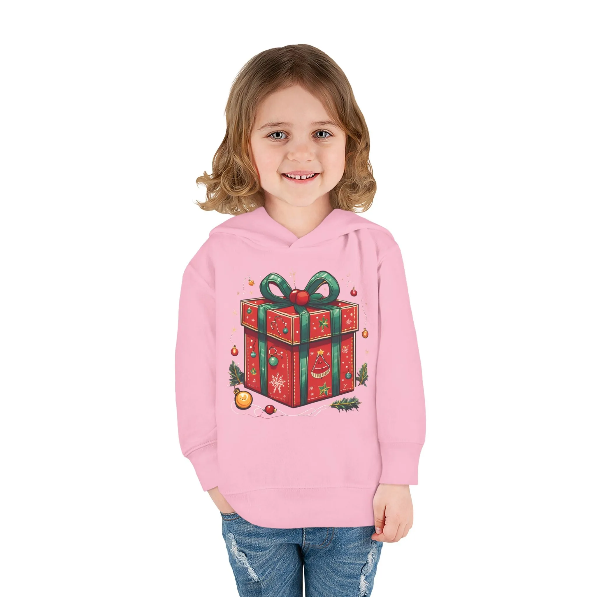 Christmas Gift Box Toddler Hoodie