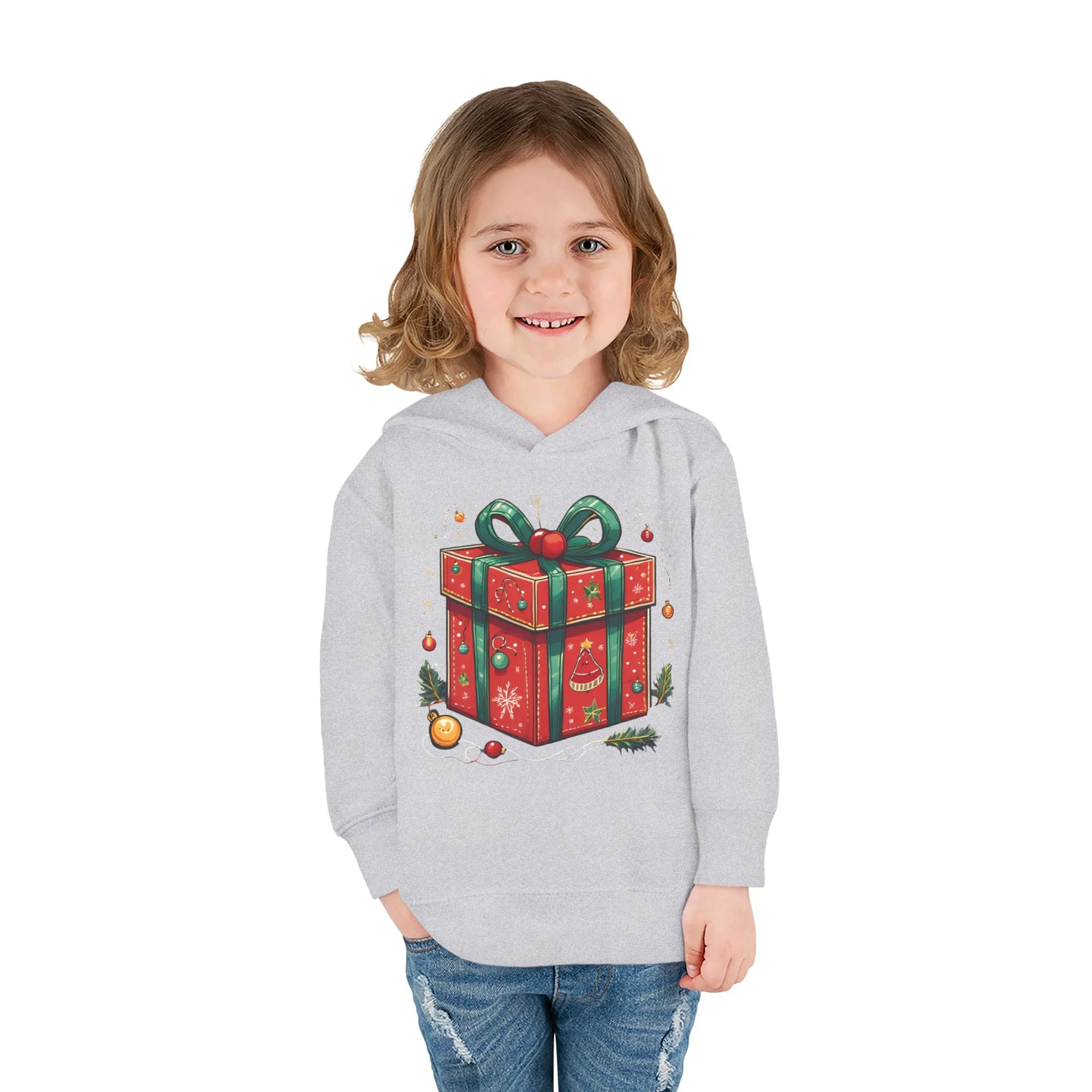 Christmas Gift Box Toddler Hoodie