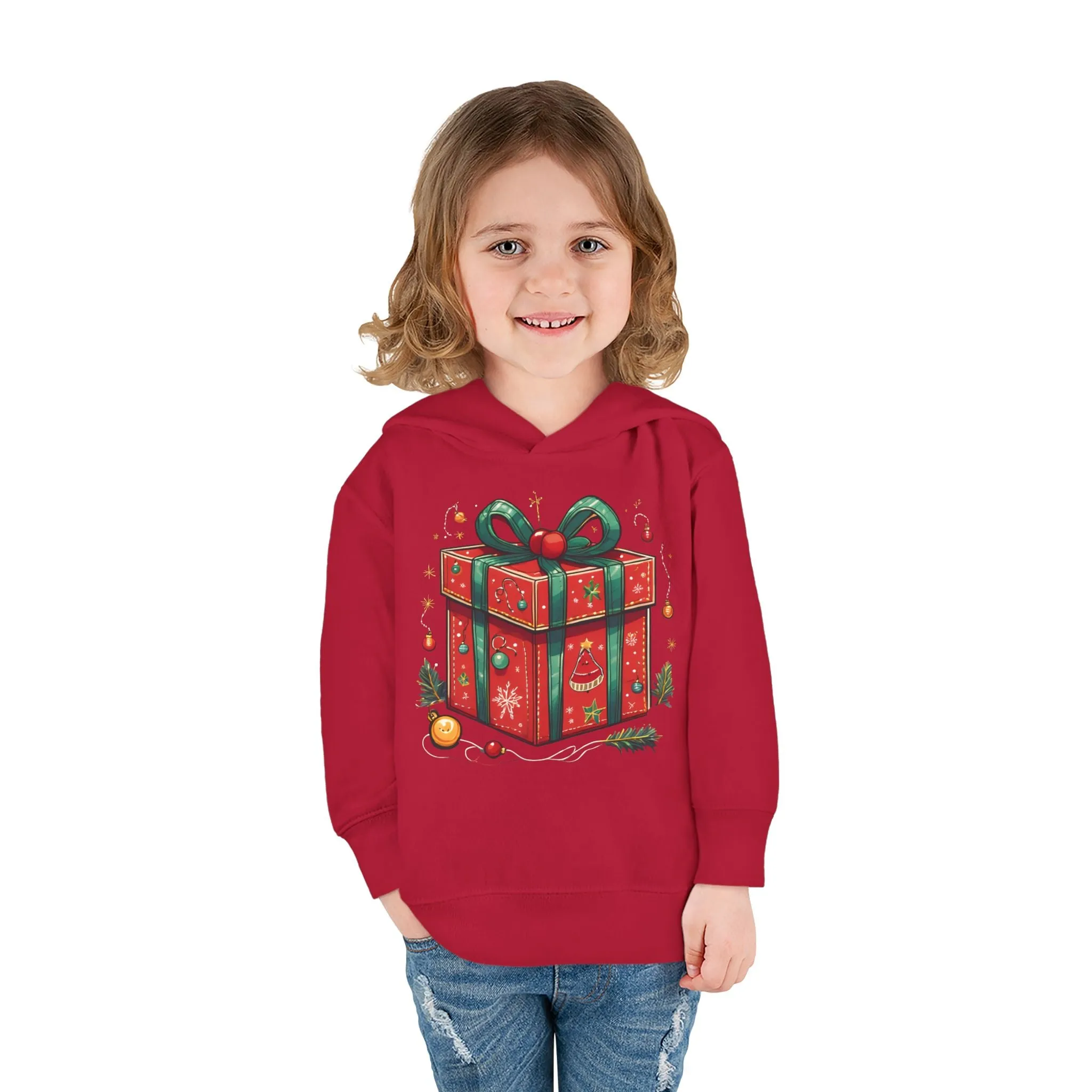 Christmas Gift Box Toddler Hoodie