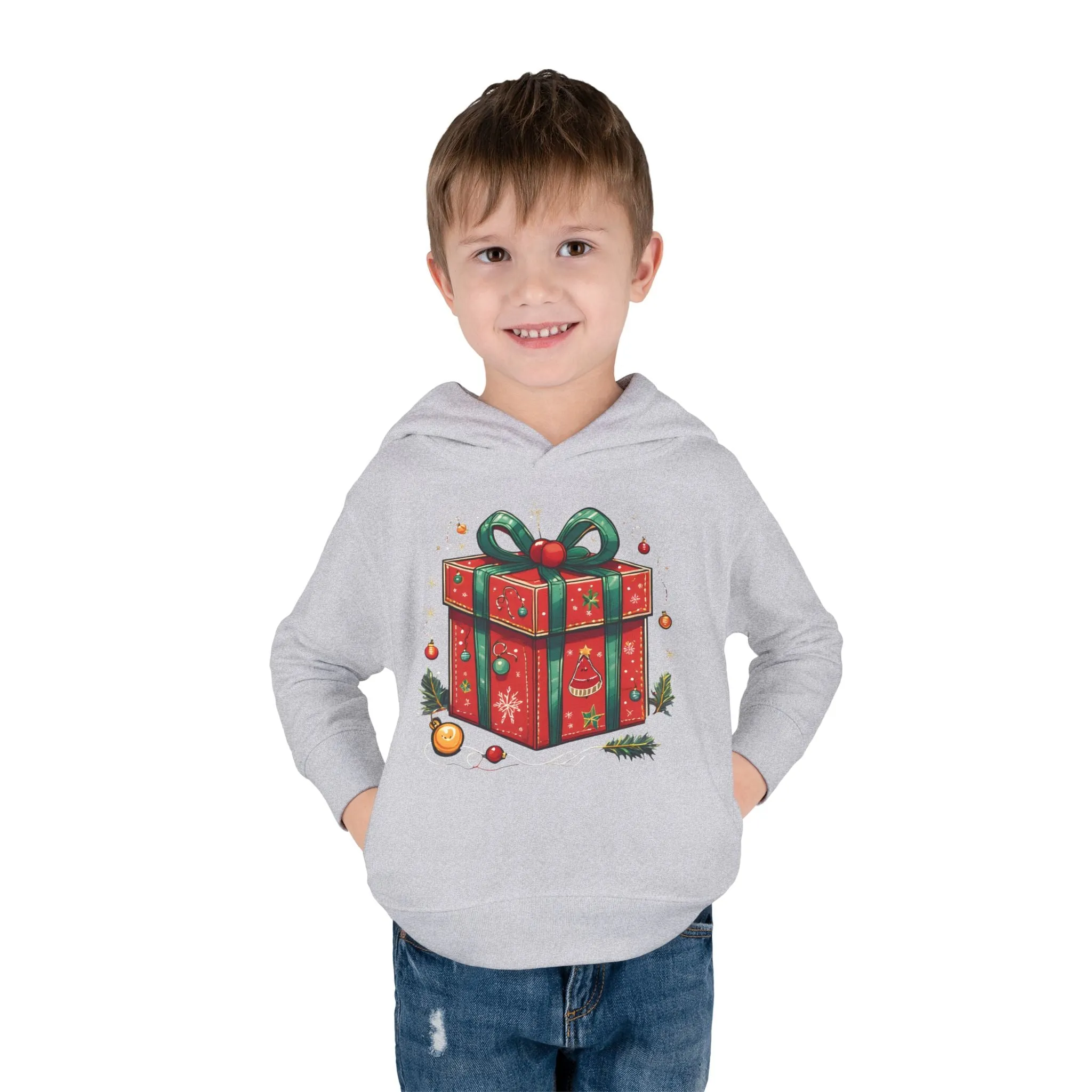 Christmas Gift Box Toddler Hoodie