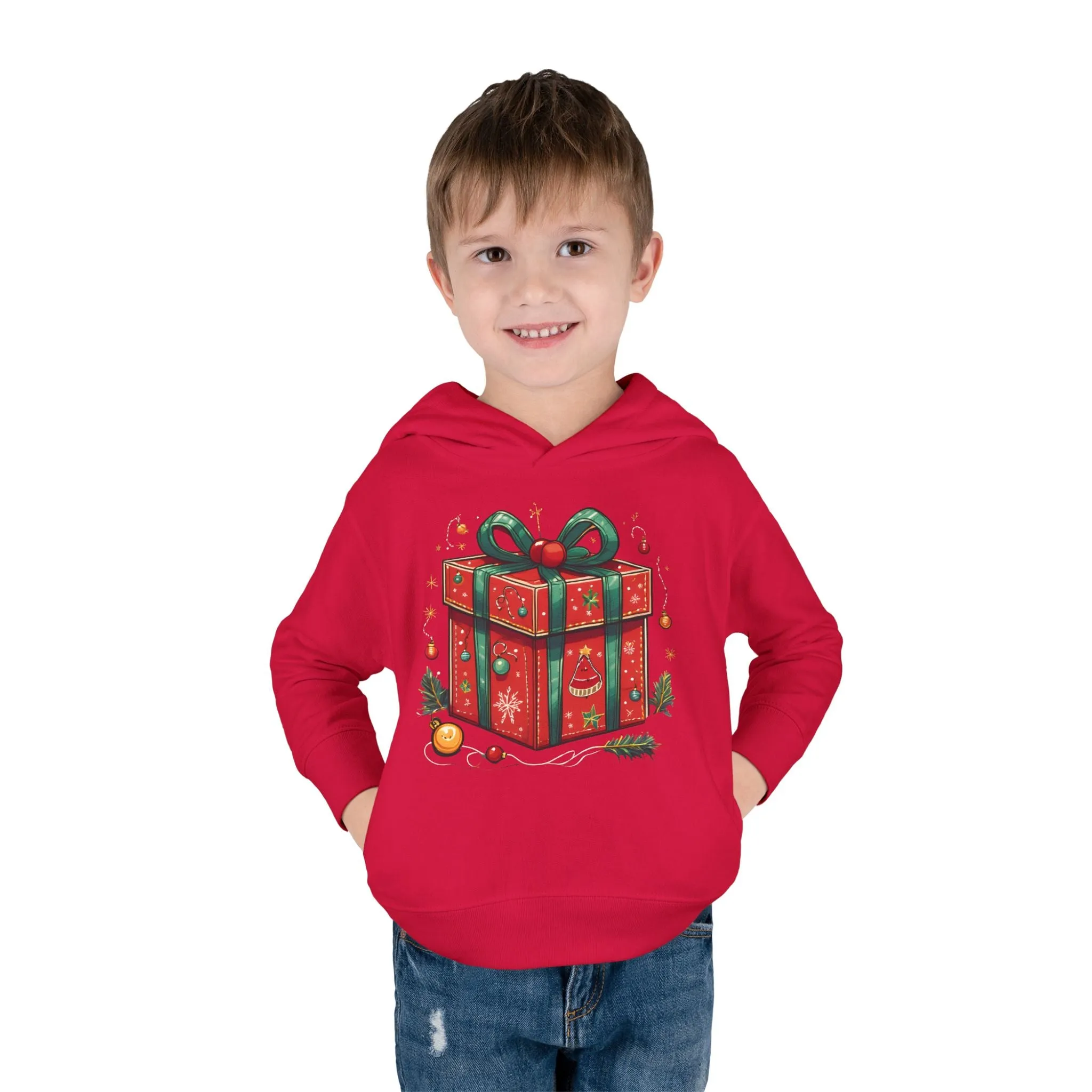 Christmas Gift Box Toddler Hoodie