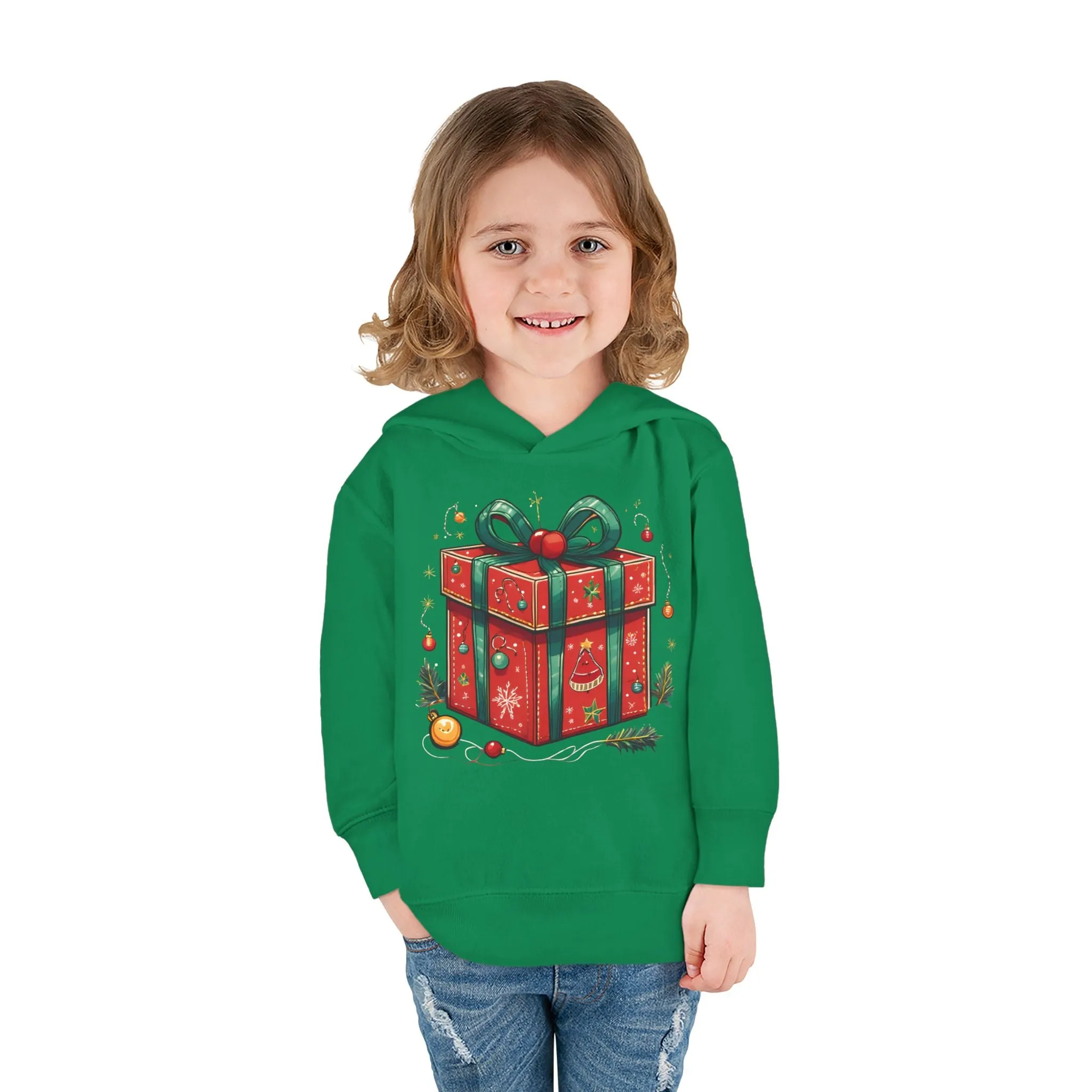 Christmas Gift Box Toddler Hoodie