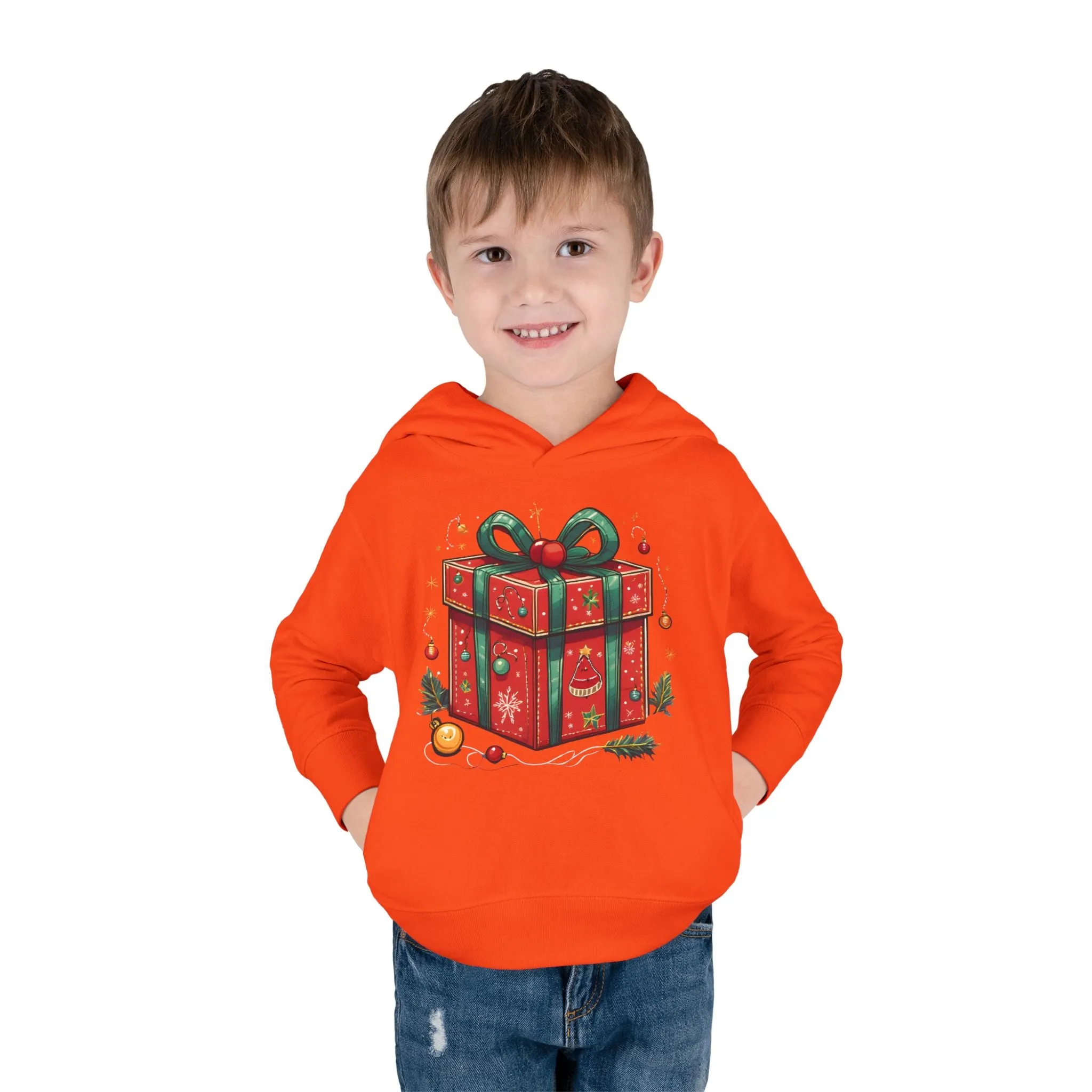 Christmas Gift Box Toddler Hoodie