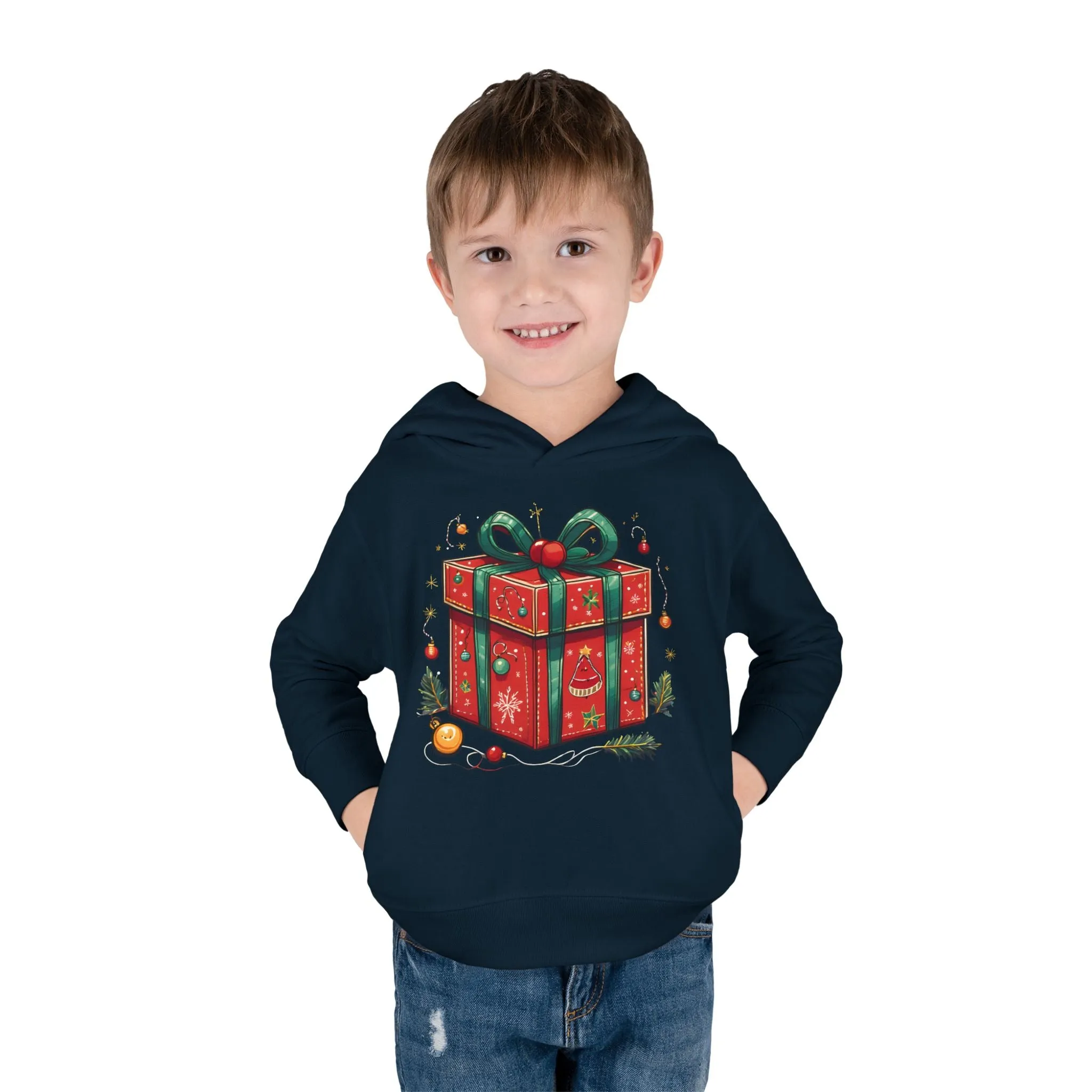 Christmas Gift Box Toddler Hoodie