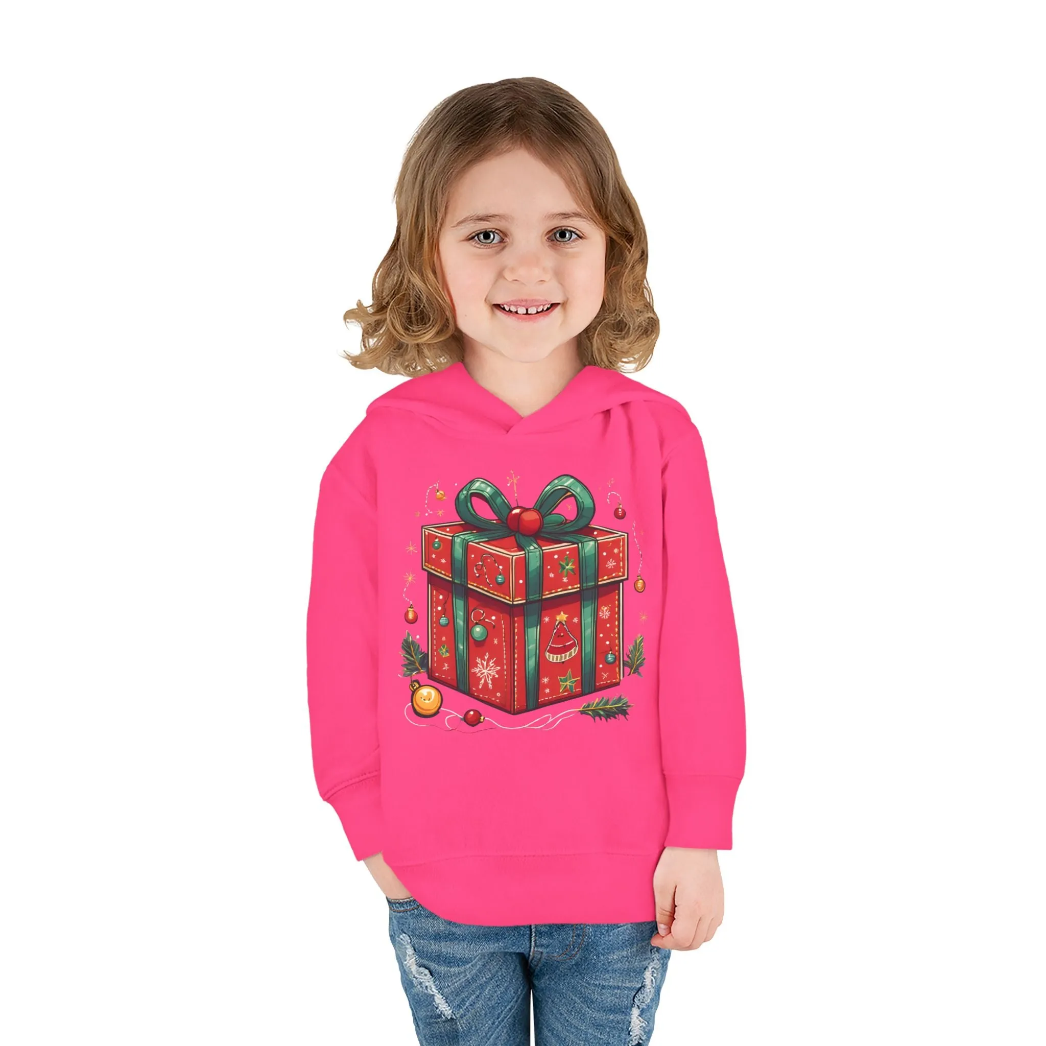 Christmas Gift Box Toddler Hoodie