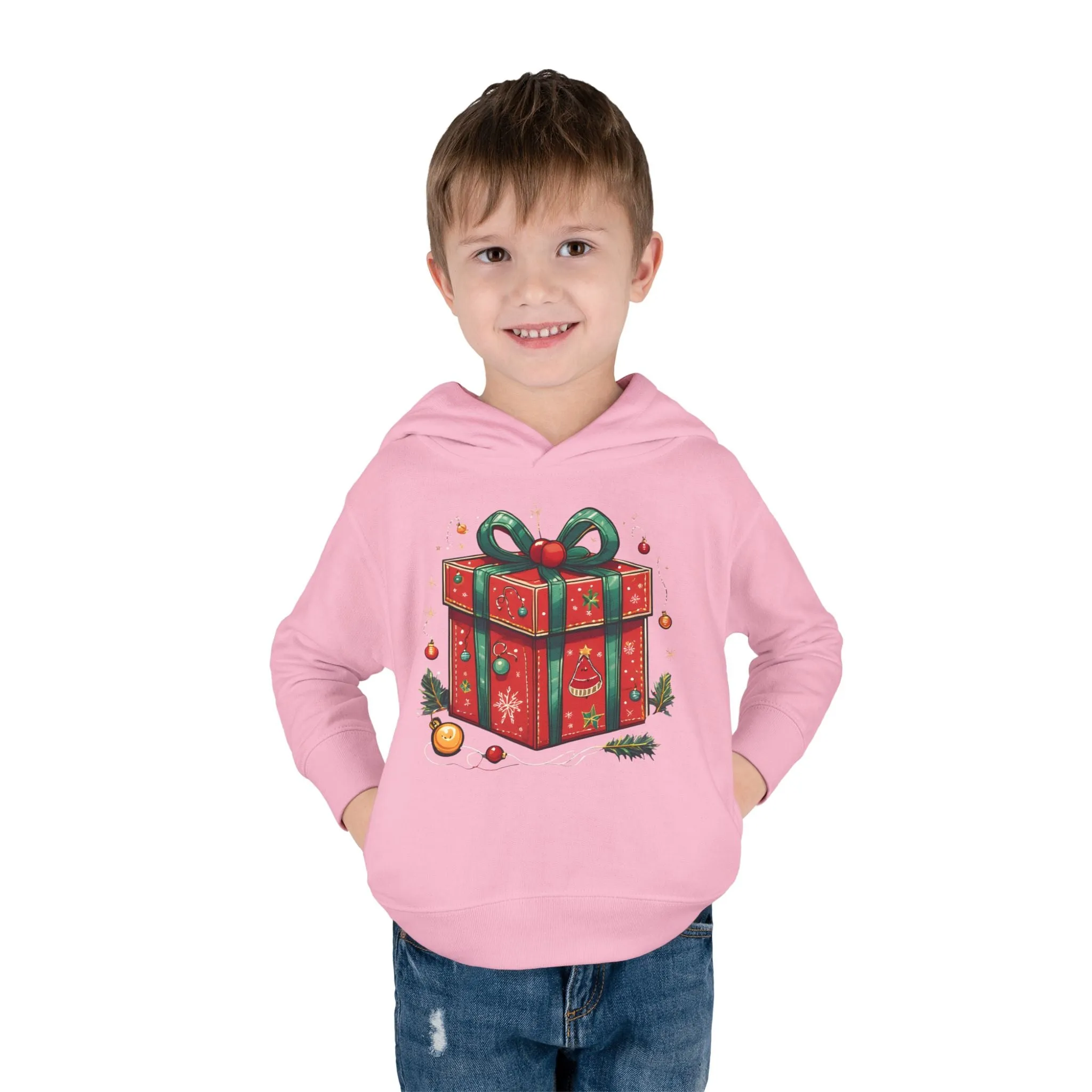 Christmas Gift Box Toddler Hoodie