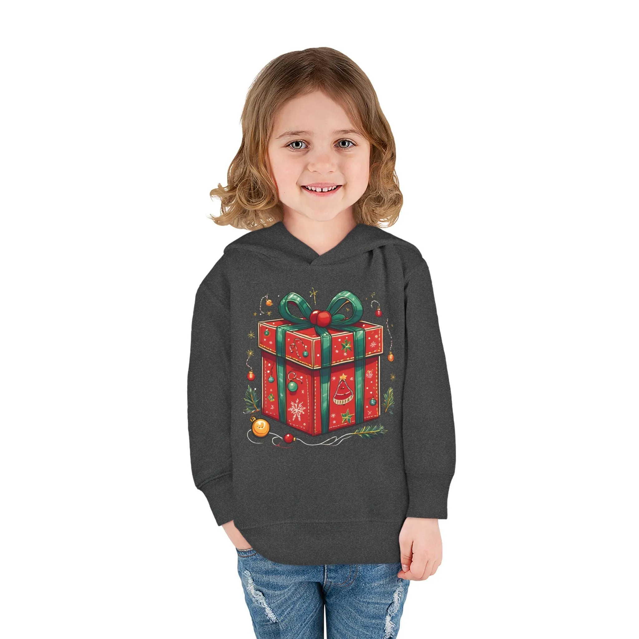 Christmas Gift Box Toddler Hoodie