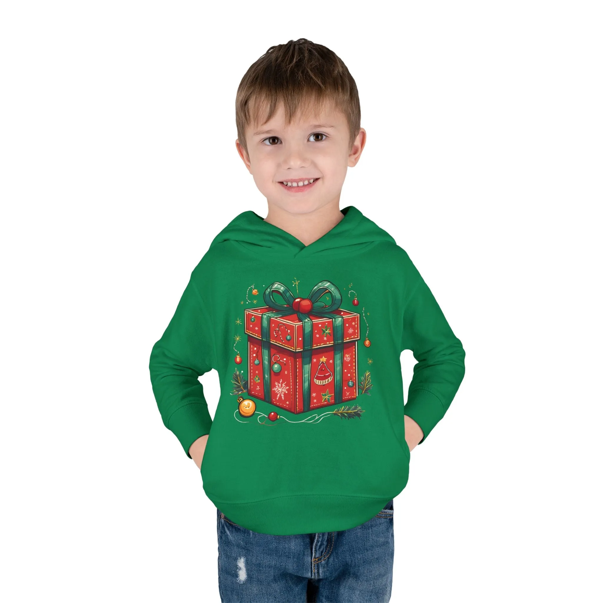 Christmas Gift Box Toddler Hoodie
