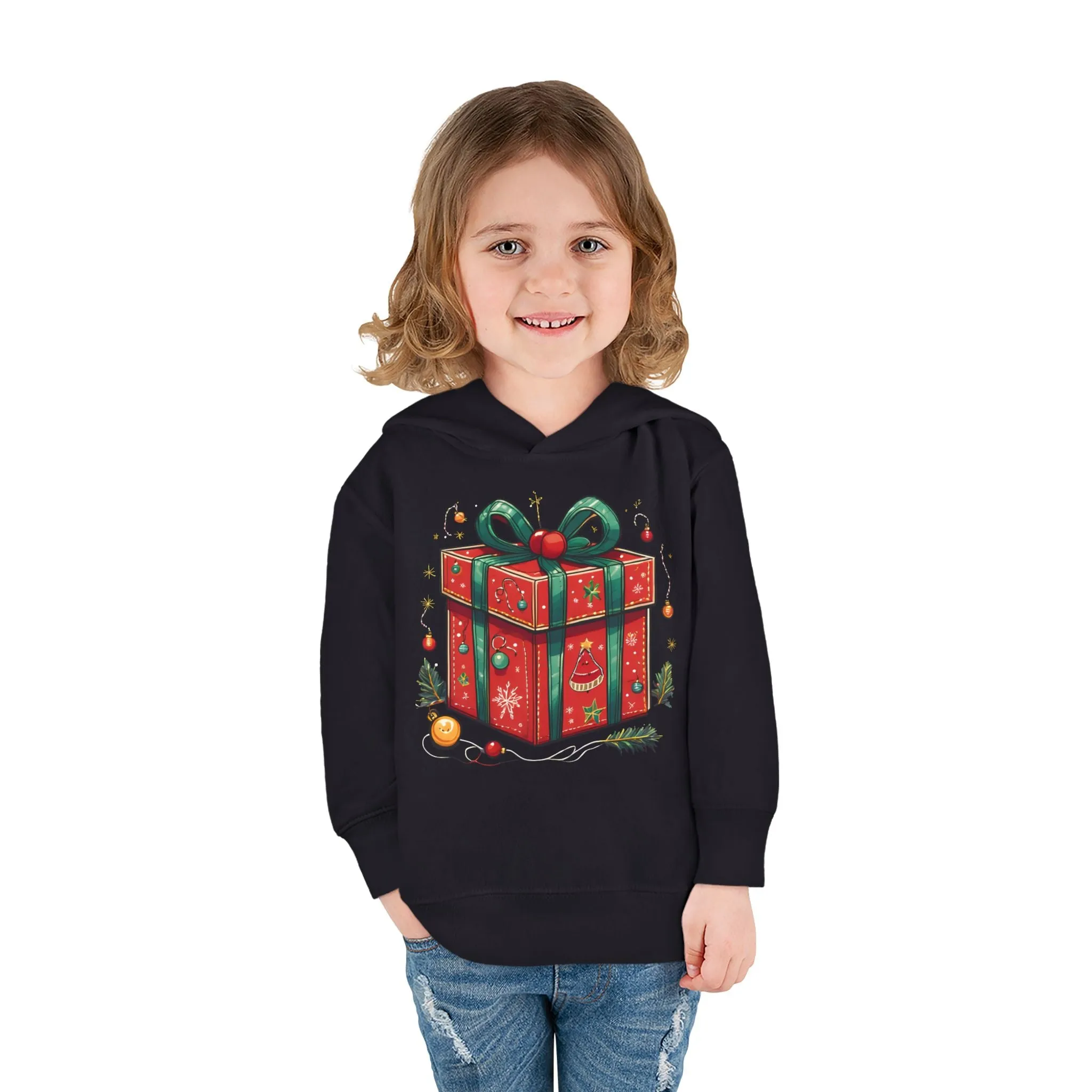 Christmas Gift Box Toddler Hoodie