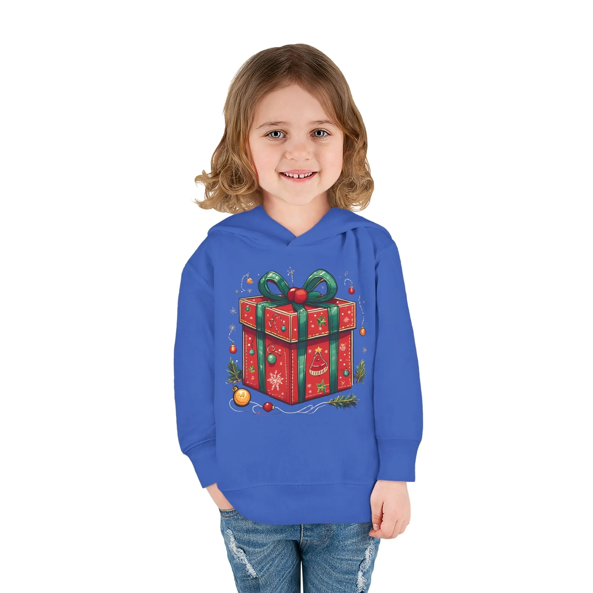 Christmas Gift Box Toddler Hoodie