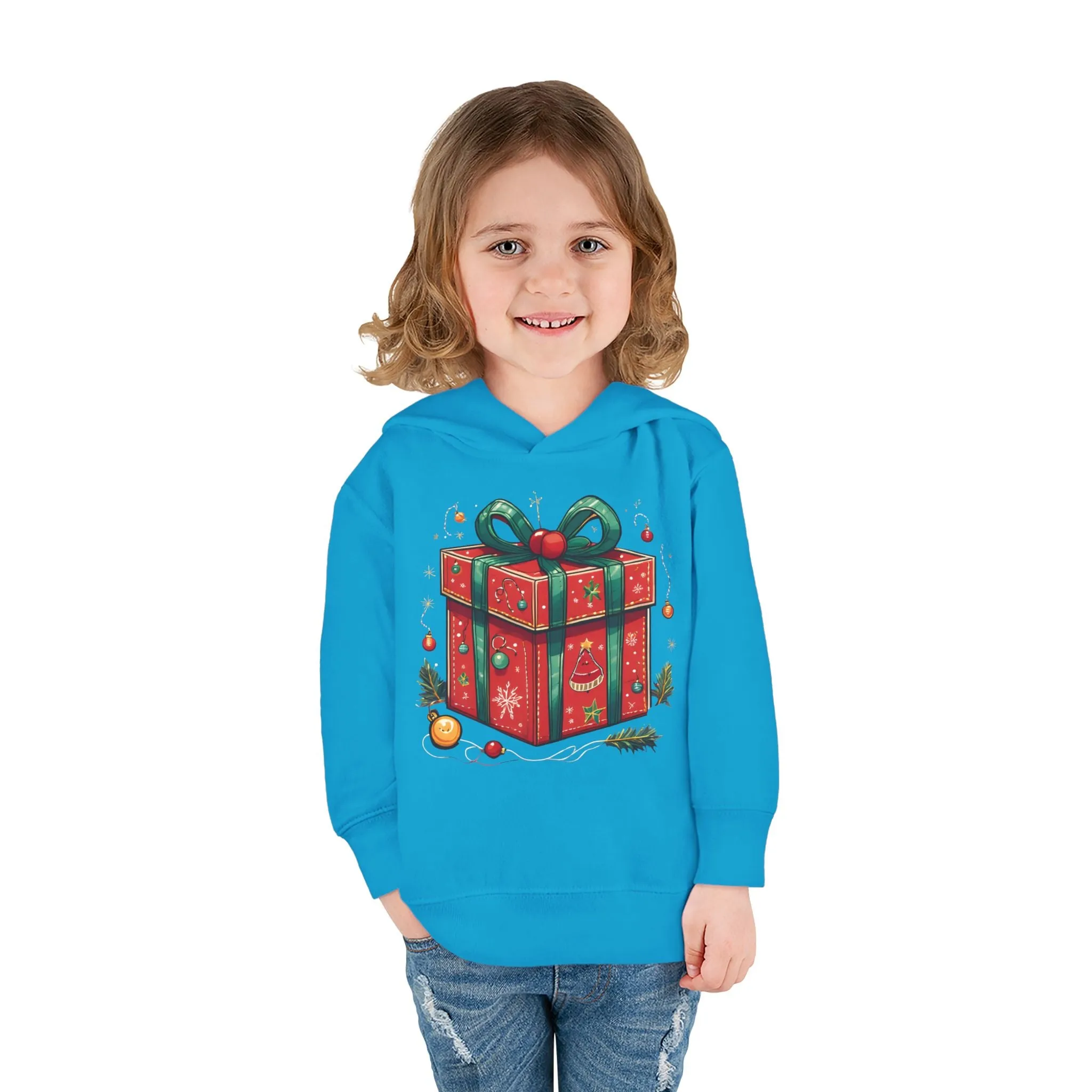 Christmas Gift Box Toddler Hoodie