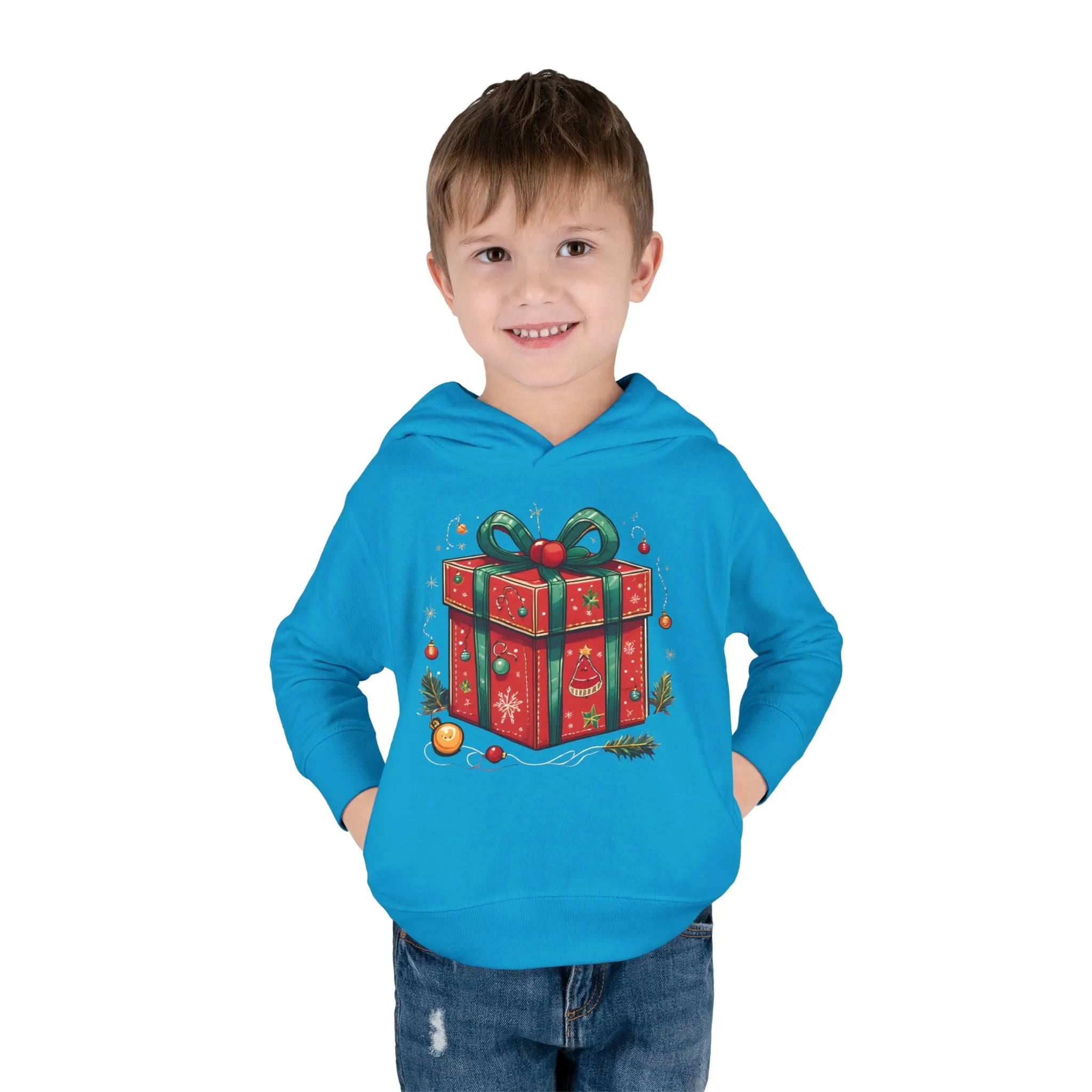 Christmas Gift Box Toddler Hoodie