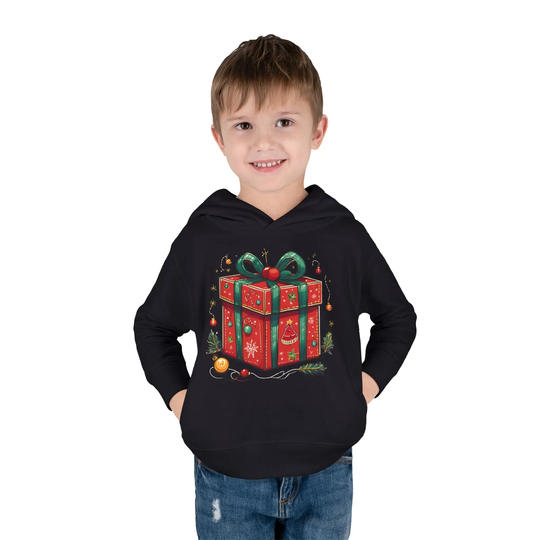 Christmas Gift Box Toddler Hoodie