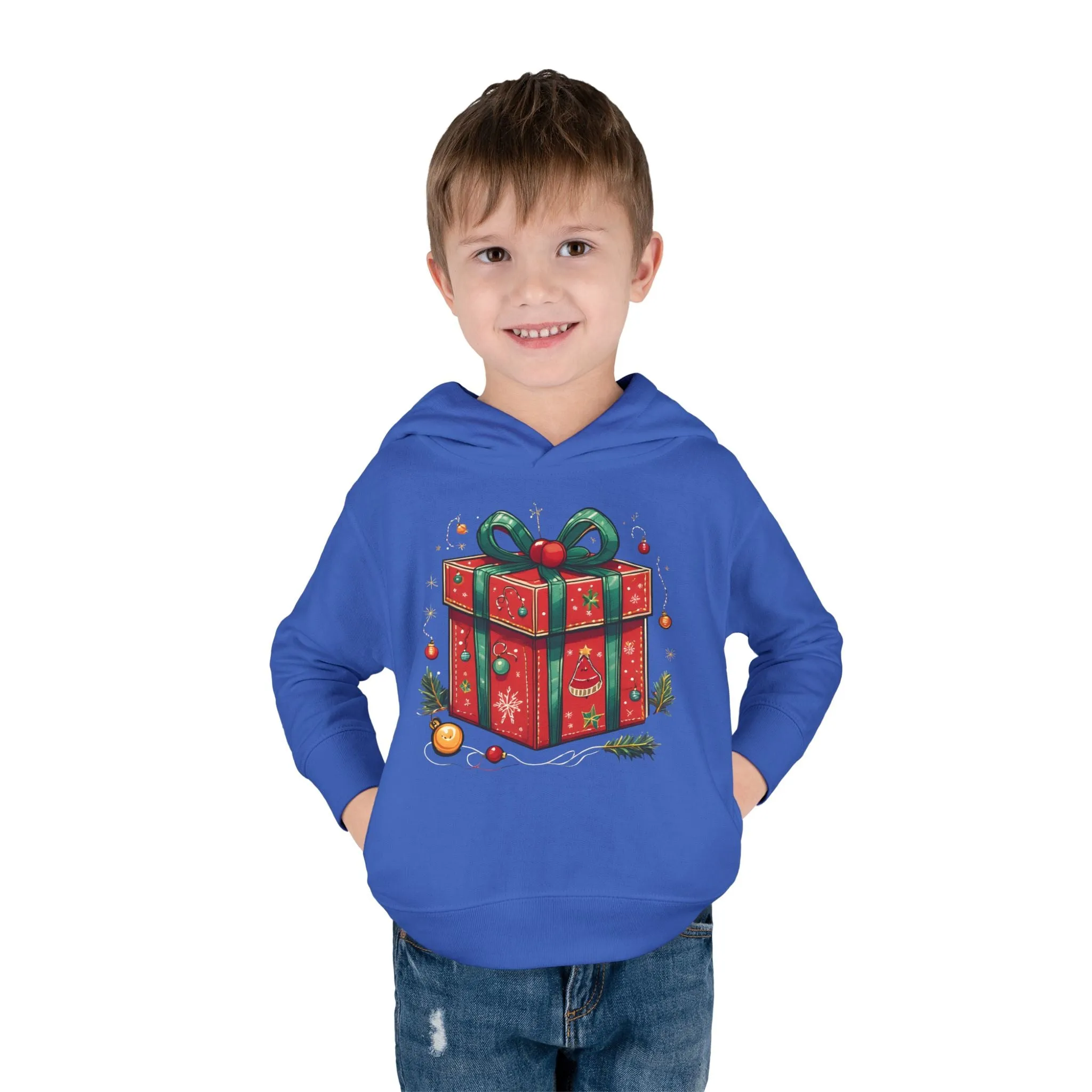 Christmas Gift Box Toddler Hoodie