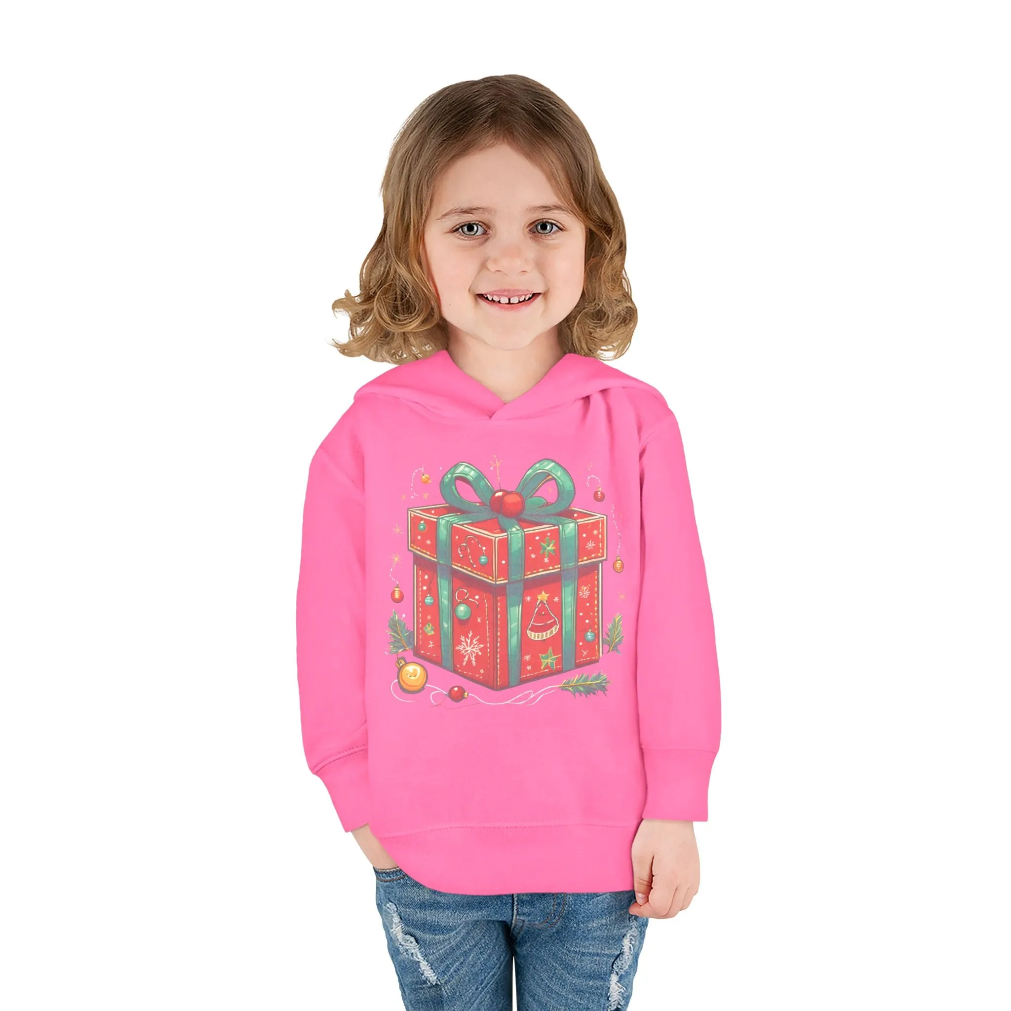 Christmas Gift Box Toddler Hoodie
