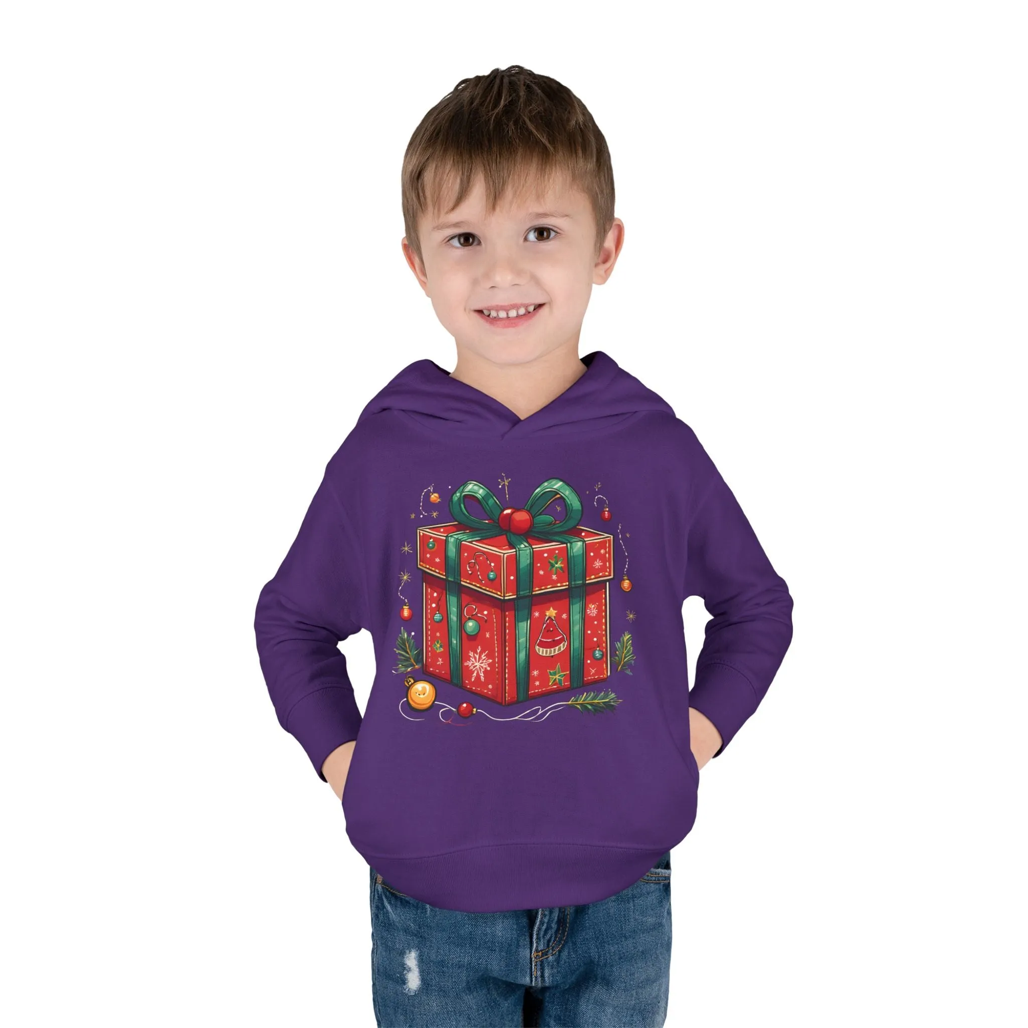 Christmas Gift Box Toddler Hoodie