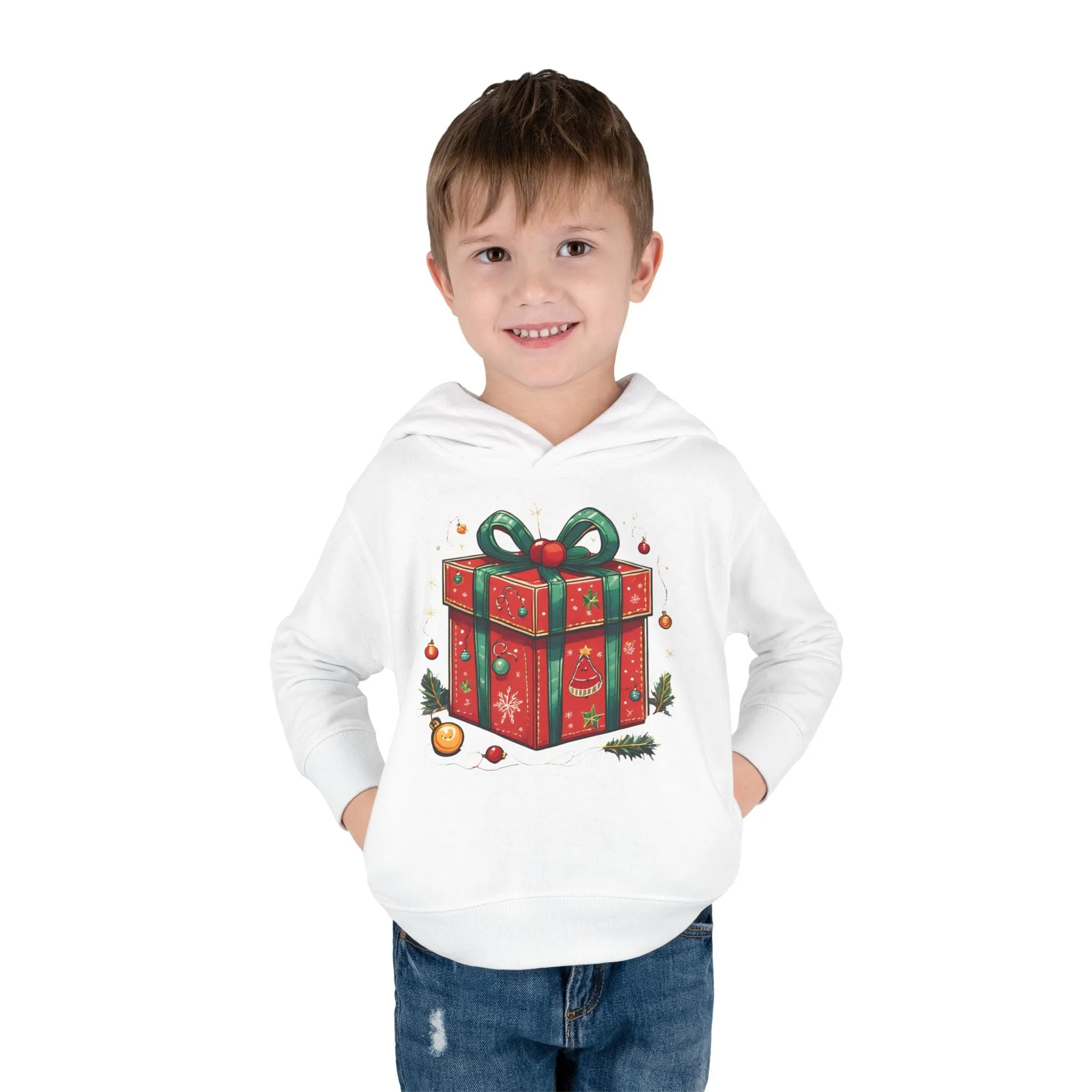 Christmas Gift Box Toddler Hoodie