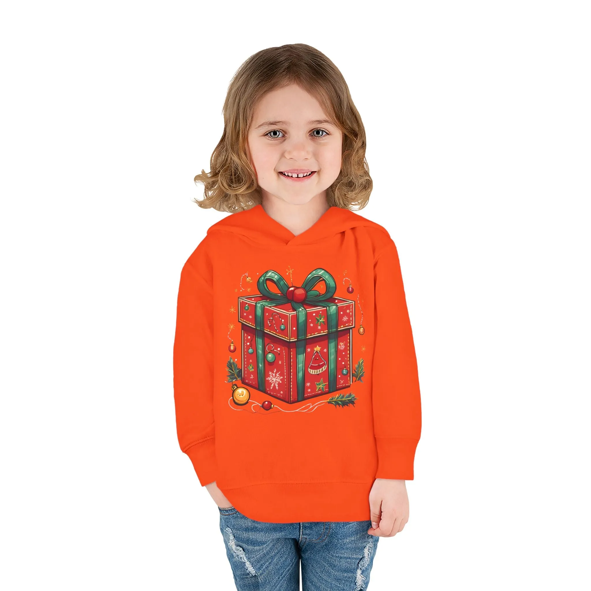 Christmas Gift Box Toddler Hoodie