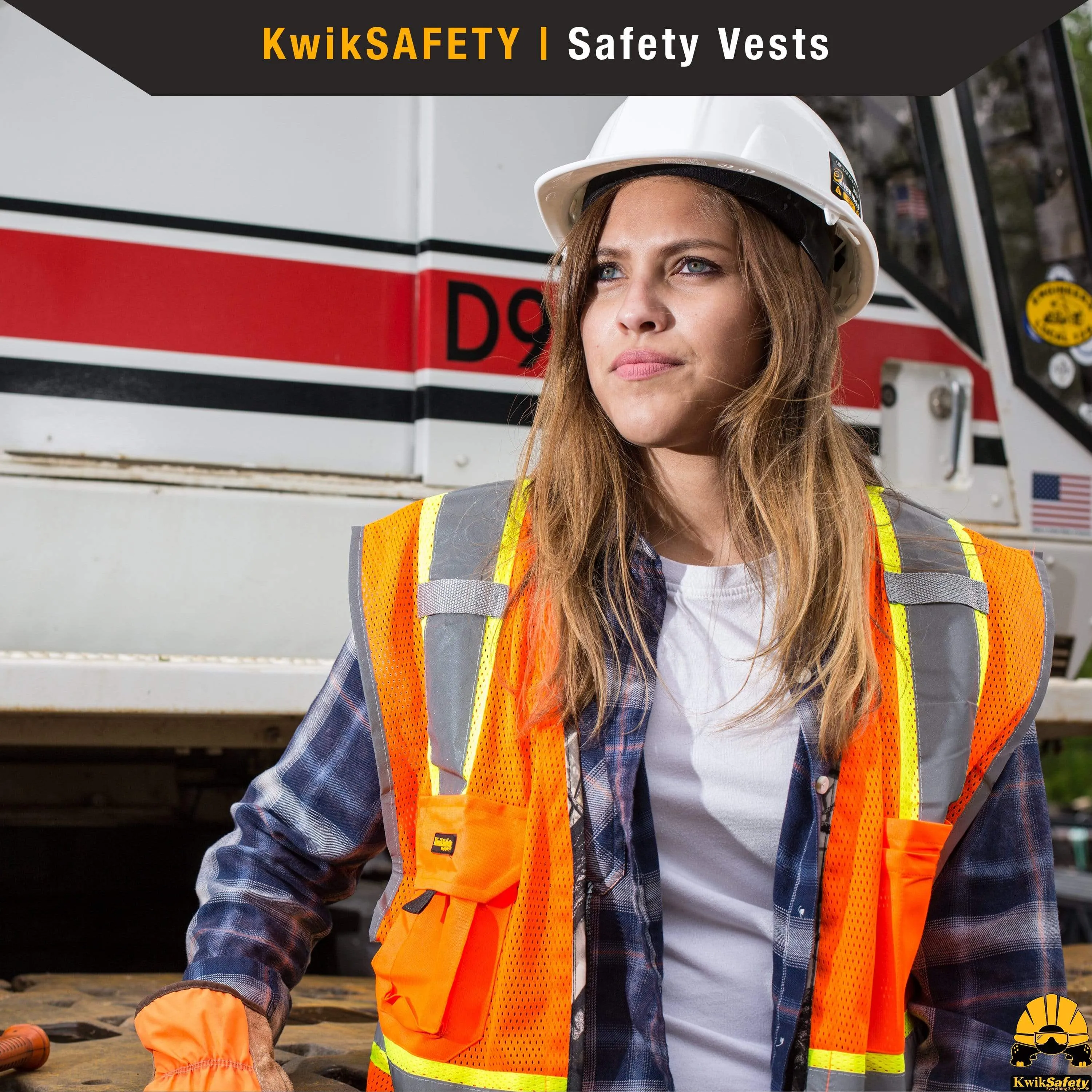 CLEARANCE! KwikSafety SUPREME | ANSI Class 2 Safety Vest - Model No.: KS3317