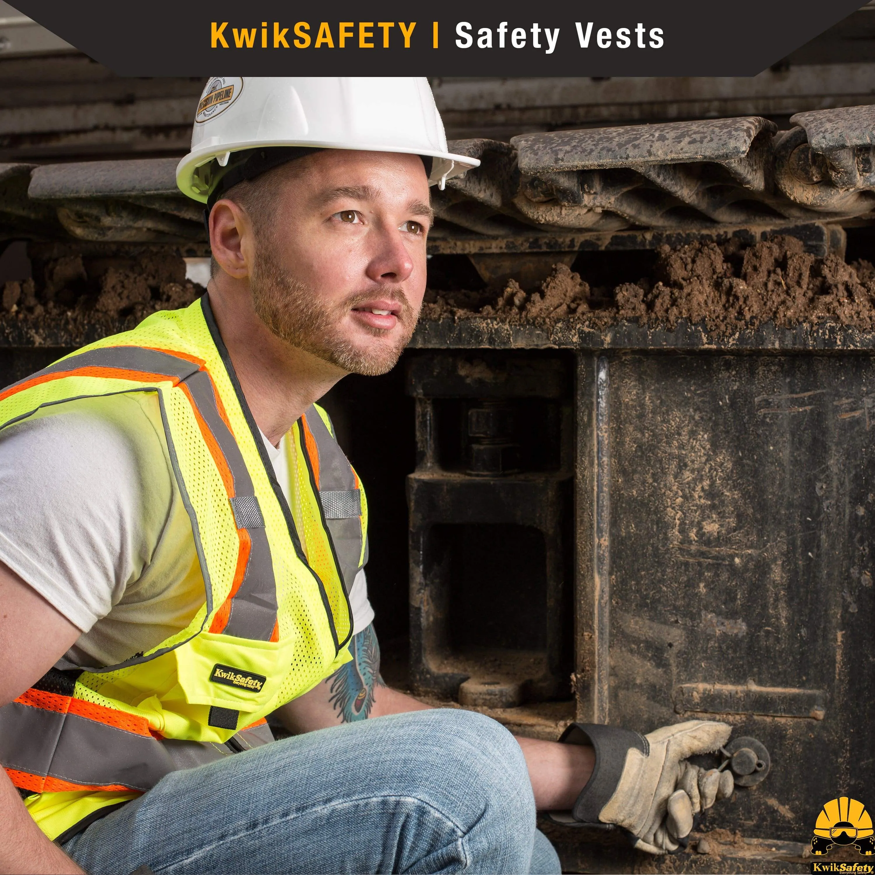 CLEARANCE! KwikSafety SUPREME | ANSI Class 2 Safety Vest - Model No.: KS3317