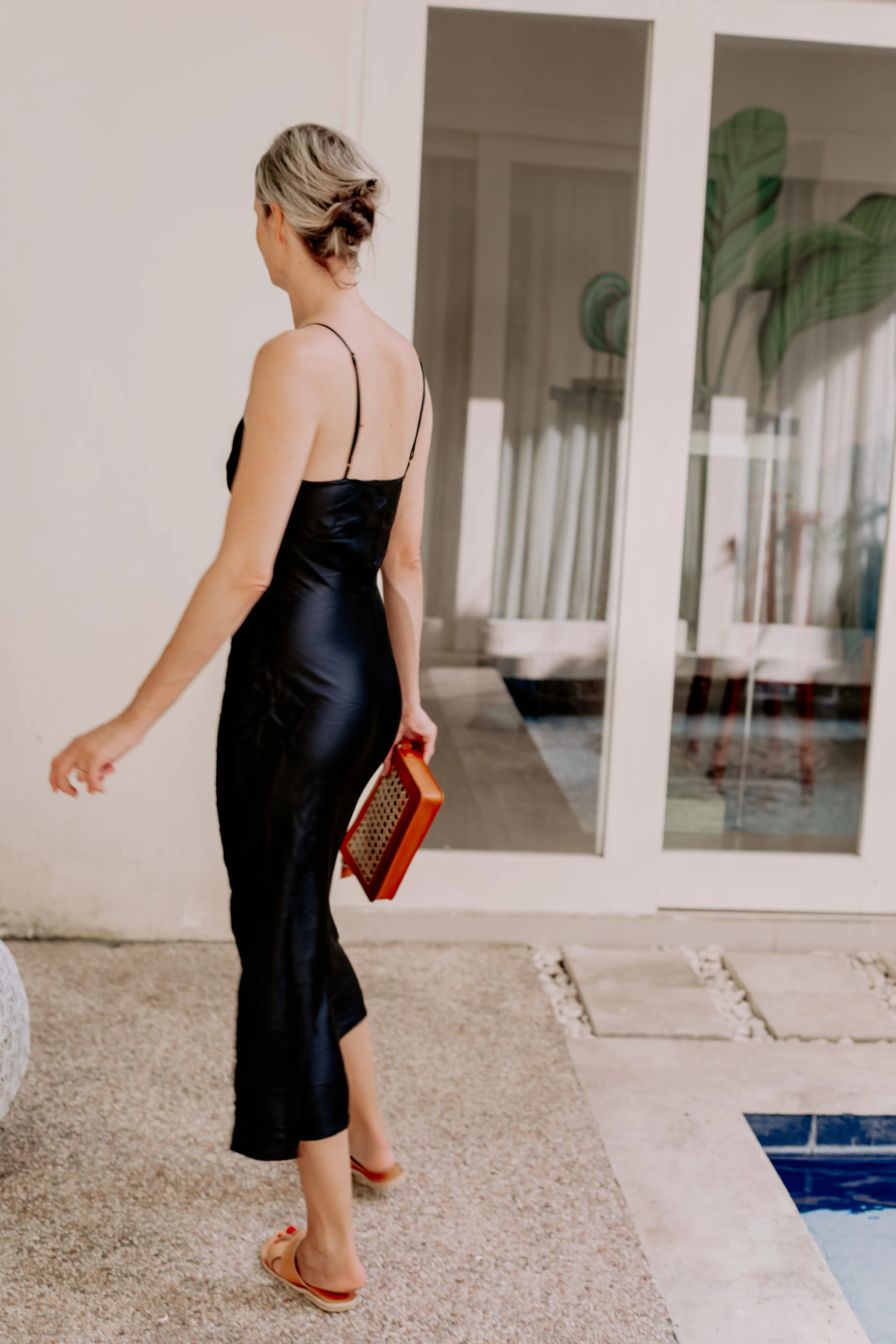 Eco Silk Dress Jett