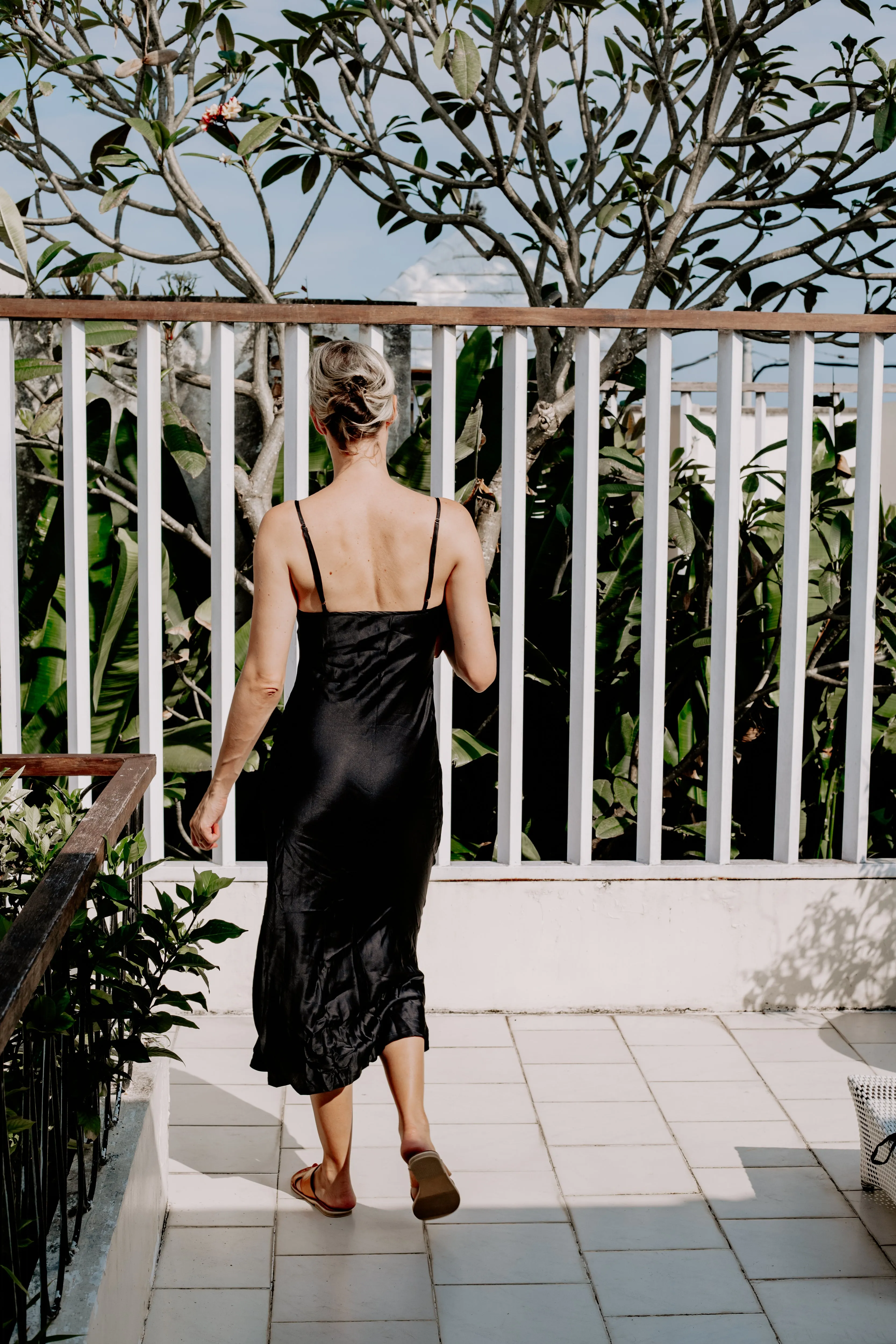 Eco Silk Dress Jett