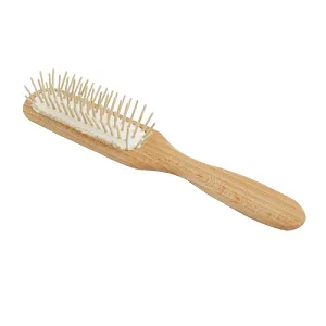 Hairbrush Vegan Straight Wood Pegs Eco living