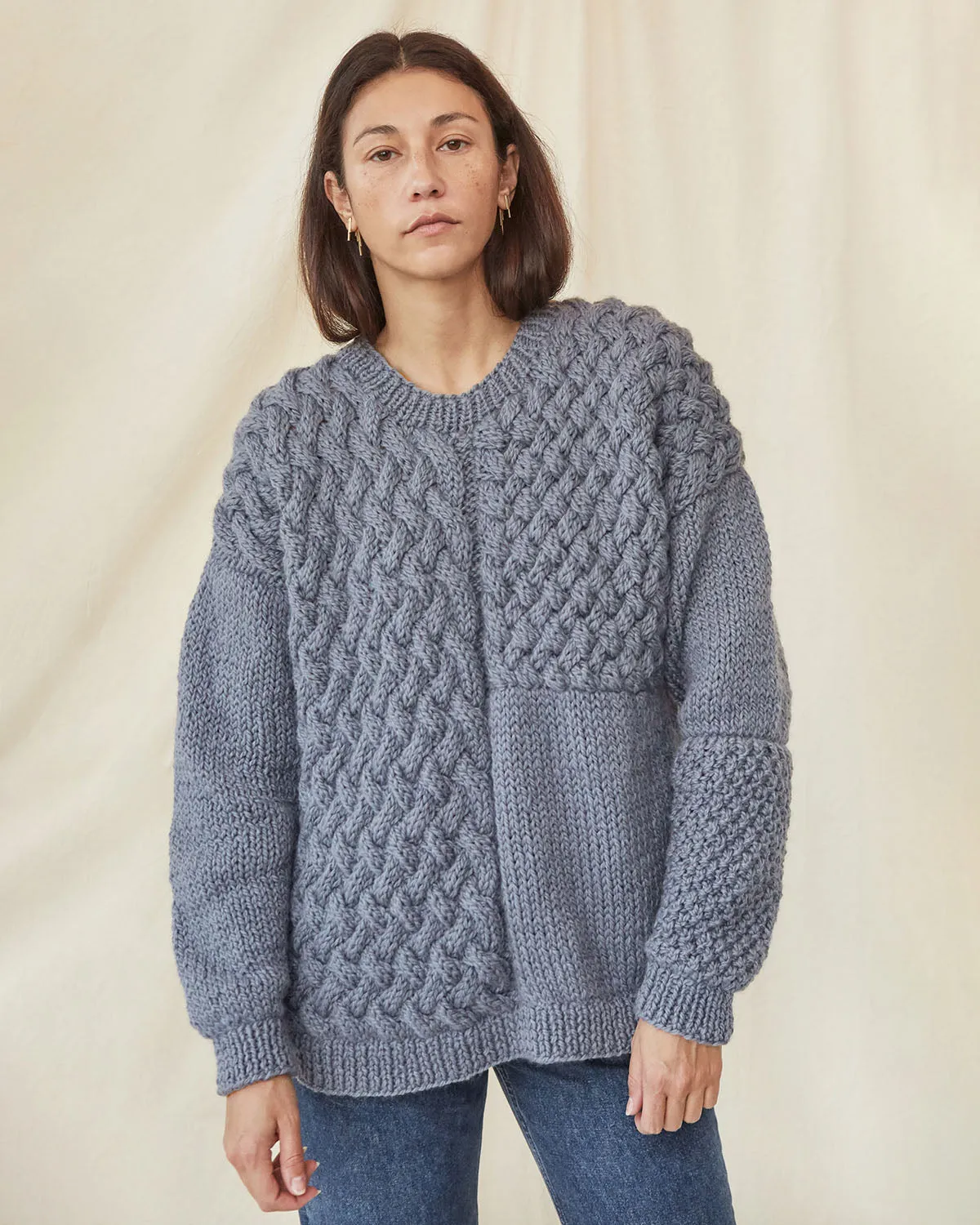 Heartbreaker Alpaca & Wool Sweater Grey