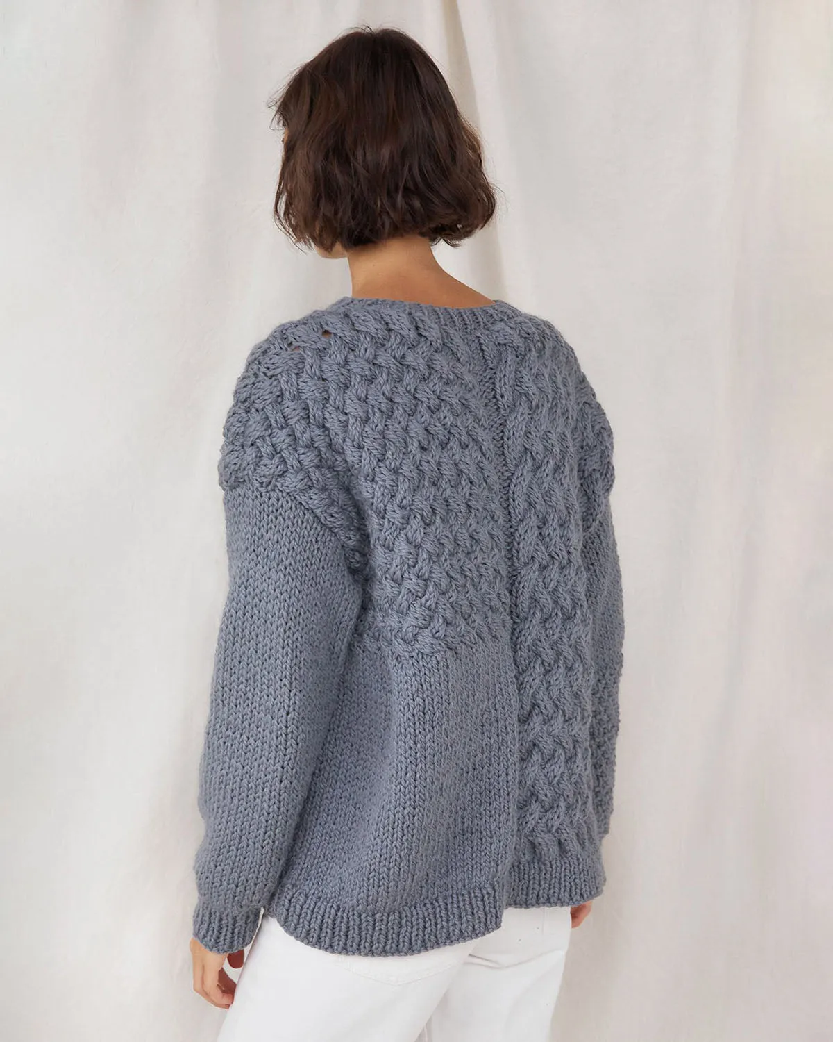 Heartbreaker Alpaca & Wool Sweater Grey