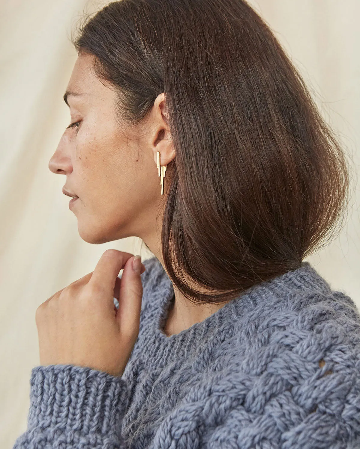 Heartbreaker Alpaca & Wool Sweater Grey