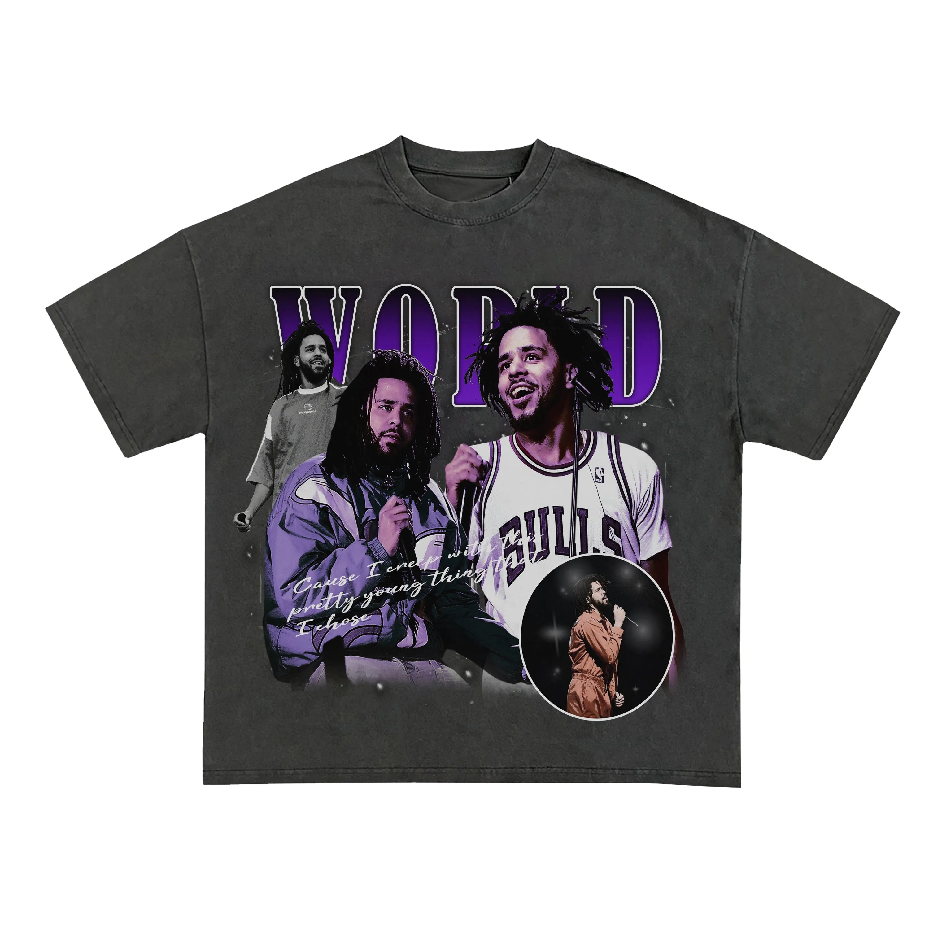 Hip-hop fashion brand distributes printed short-sleeved T-shirts