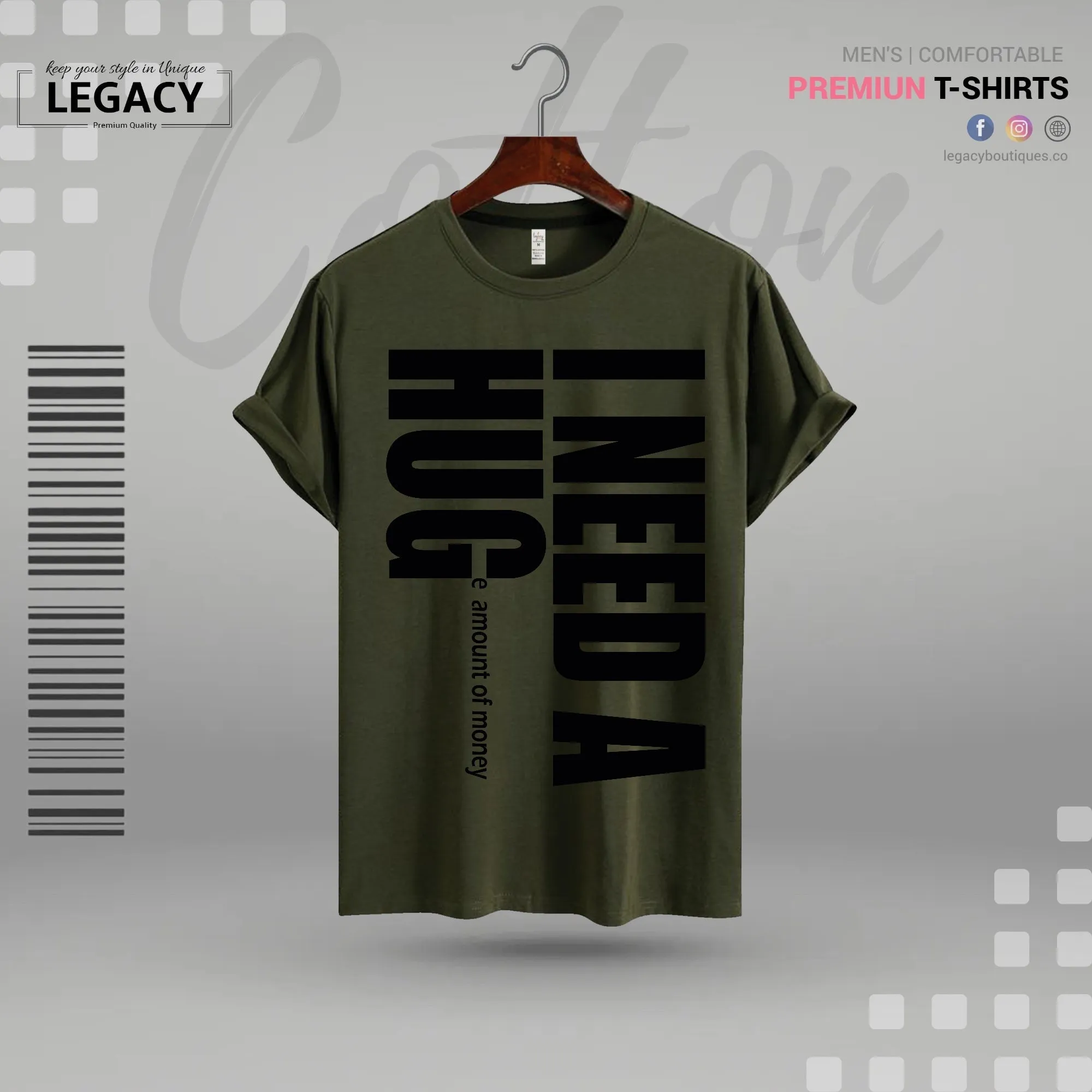 I need a huge amount of money Men Premium Designer Edition T Shirt