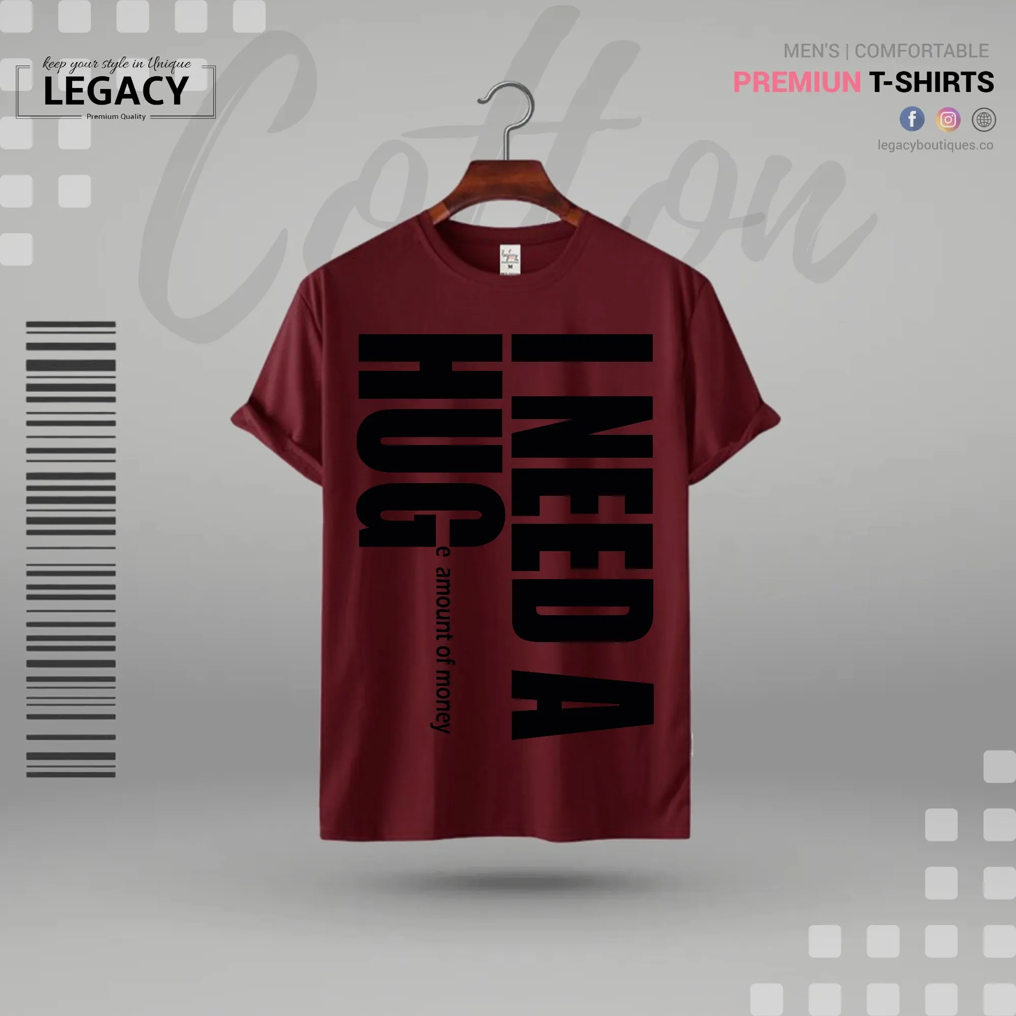 I need a huge amount of money Men Premium Designer Edition T Shirt