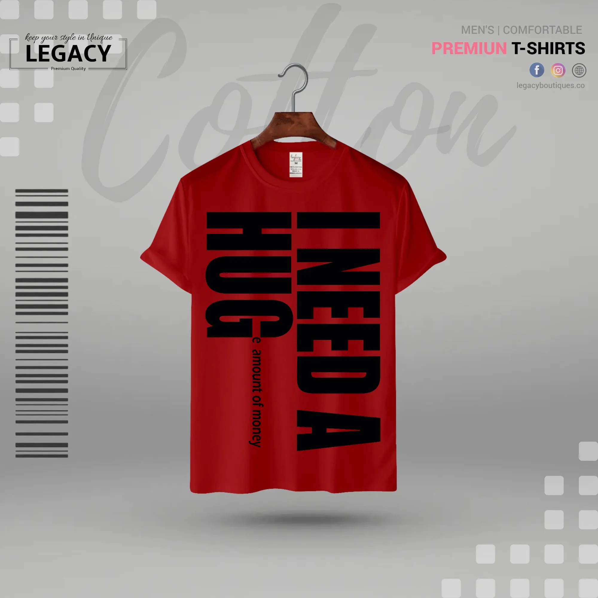 I need a huge amount of money Men Premium Designer Edition T Shirt