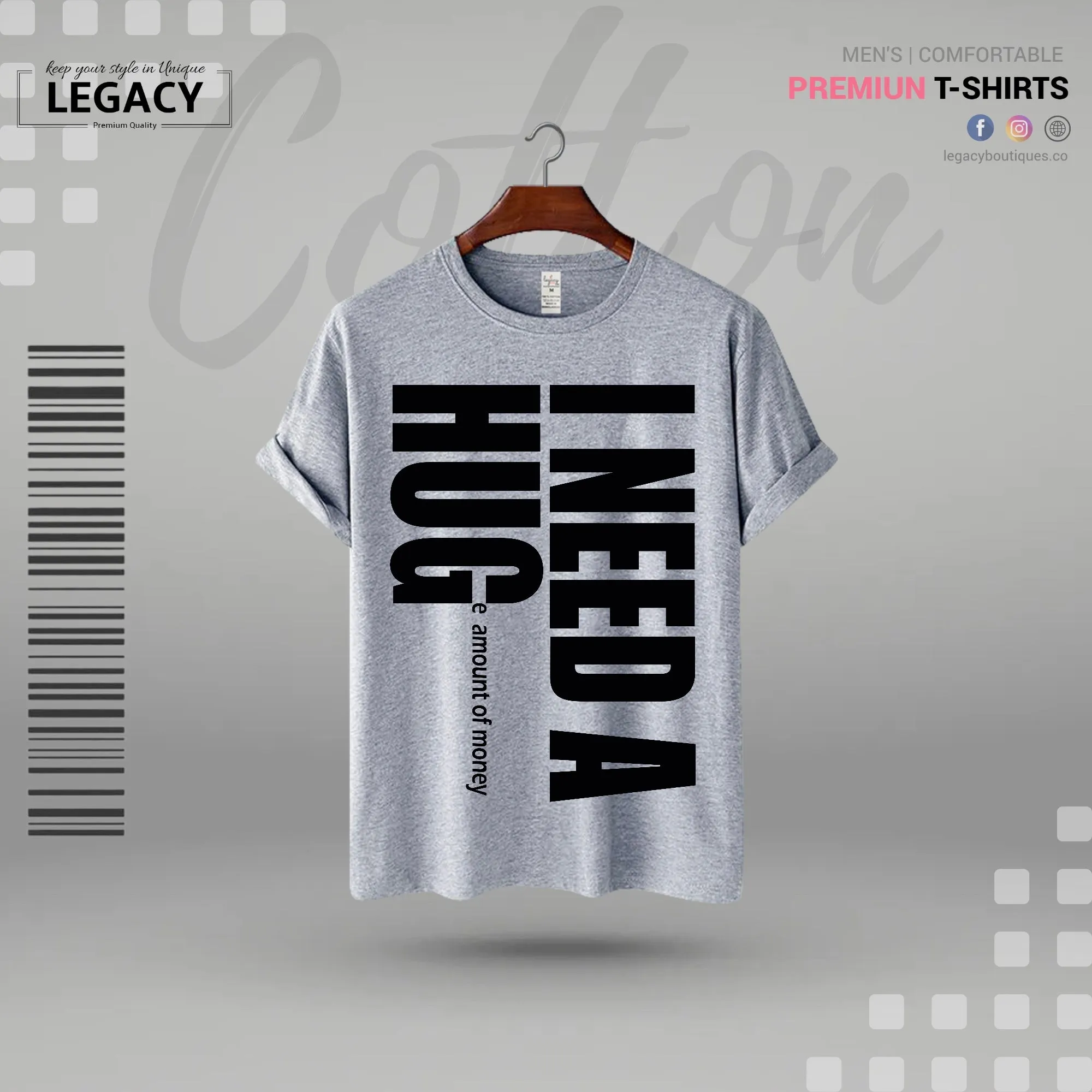 I need a huge amount of money Men Premium Designer Edition T Shirt