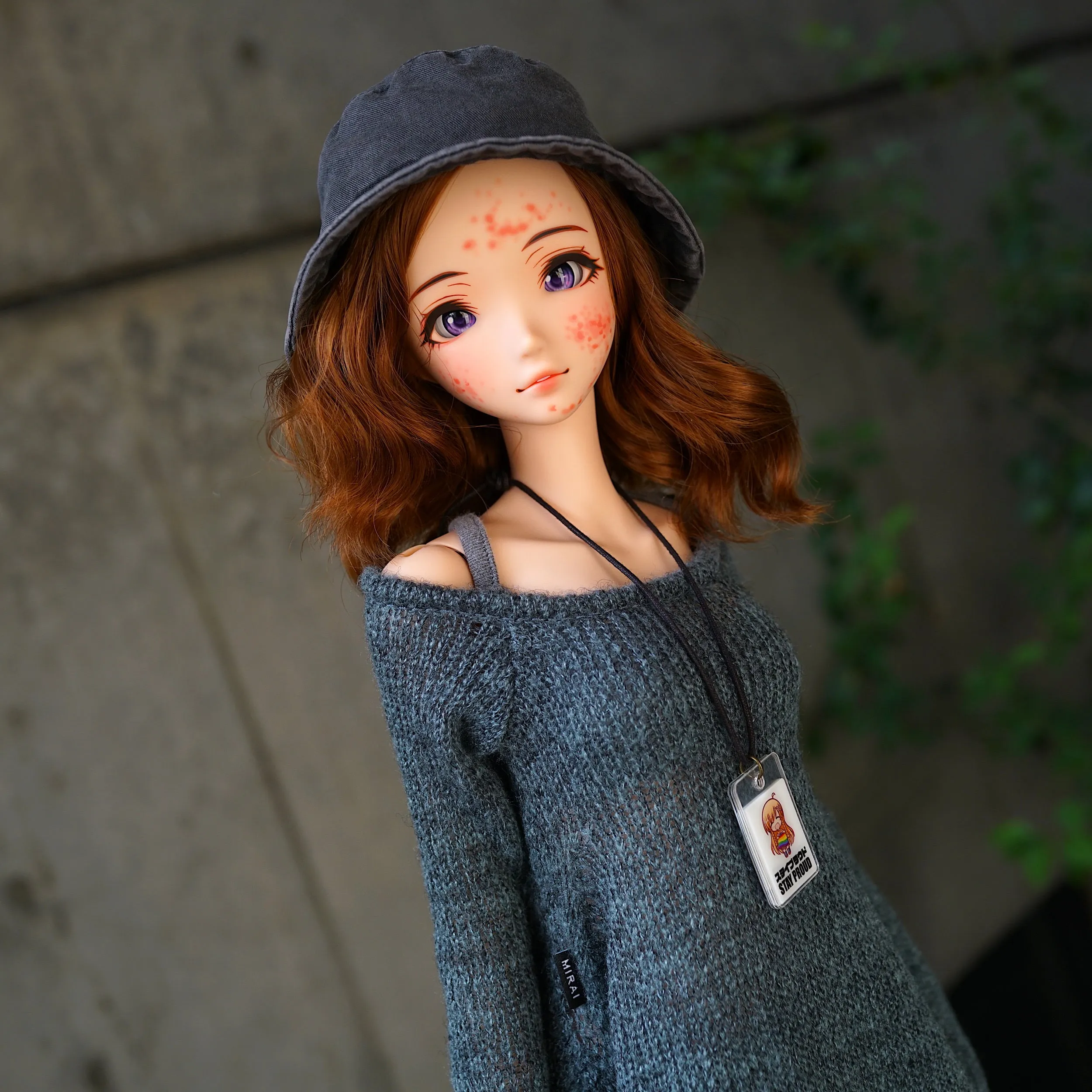 Irregular Hem Sweater (Ash Blue)